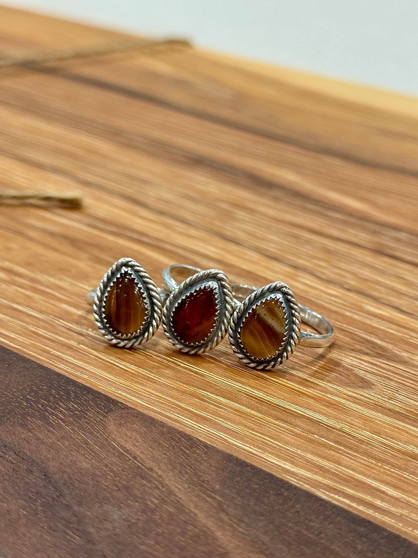 Brazilian Agate Rings