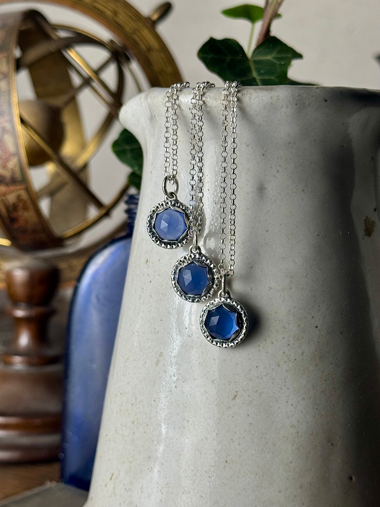 Blue Chalcedony Necklace