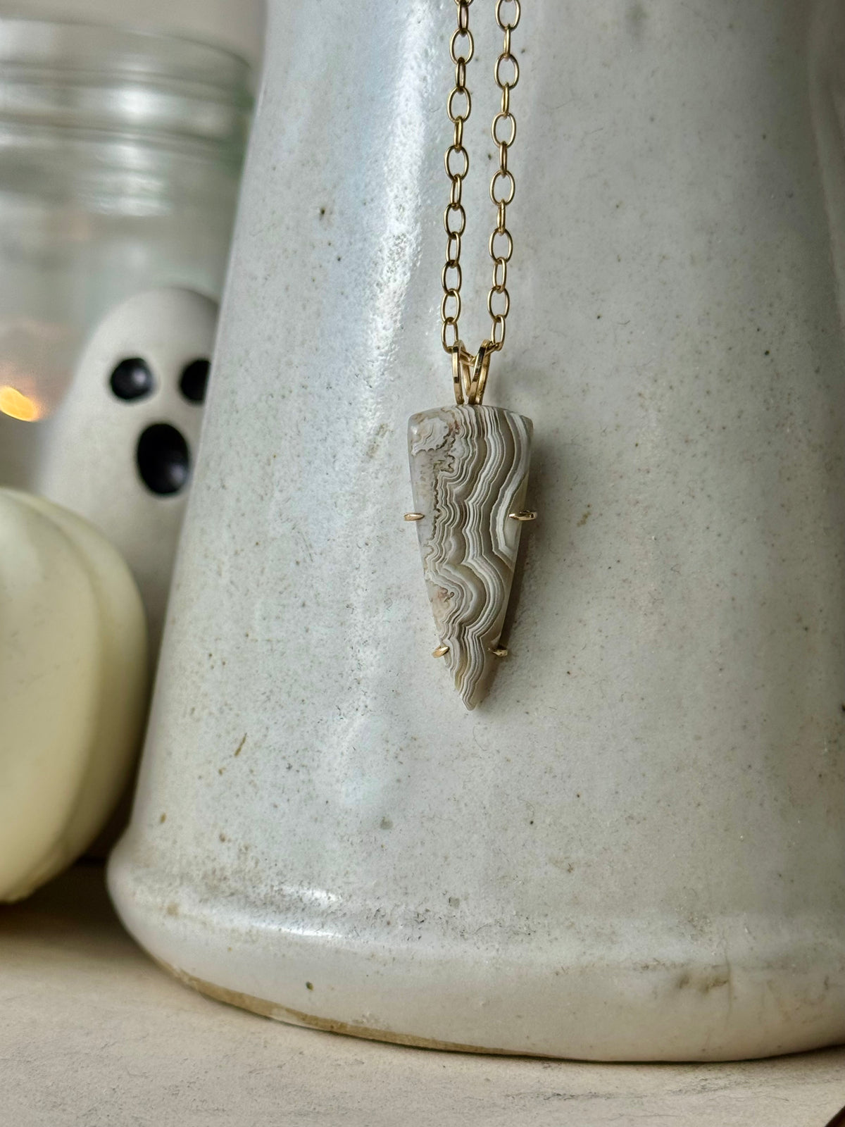 Crazy Lace Talon 14k with 18” GoldFill chain