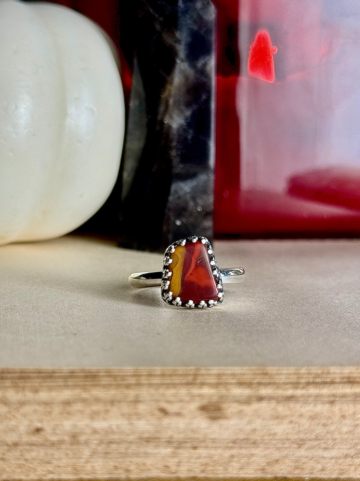 Kentucky Agate Ring