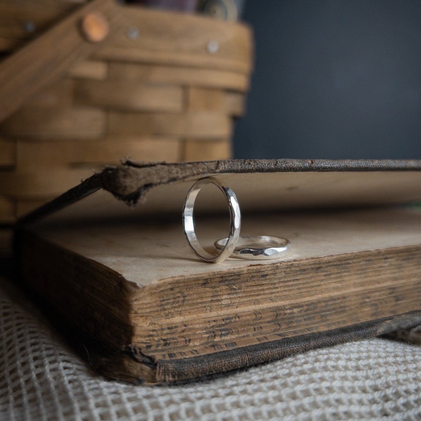 Hammered Silver Ring, Sterling Silver Band, Handmade Silver Ring, Sterling Silver Jewelry, Wedding Band Replacement, Silver Hammered Band