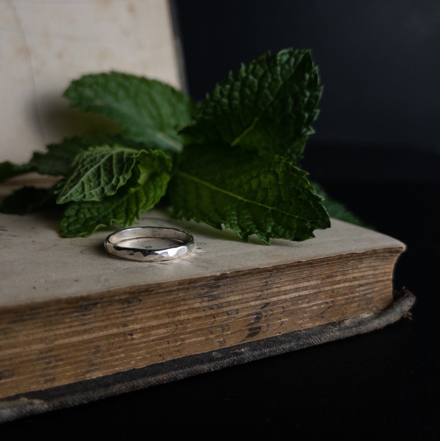 Hammered Silver Ring, Sterling Silver Band, Handmade Silver Ring, Sterling Silver Jewelry, Wedding Band Replacement, Silver Hammered Band