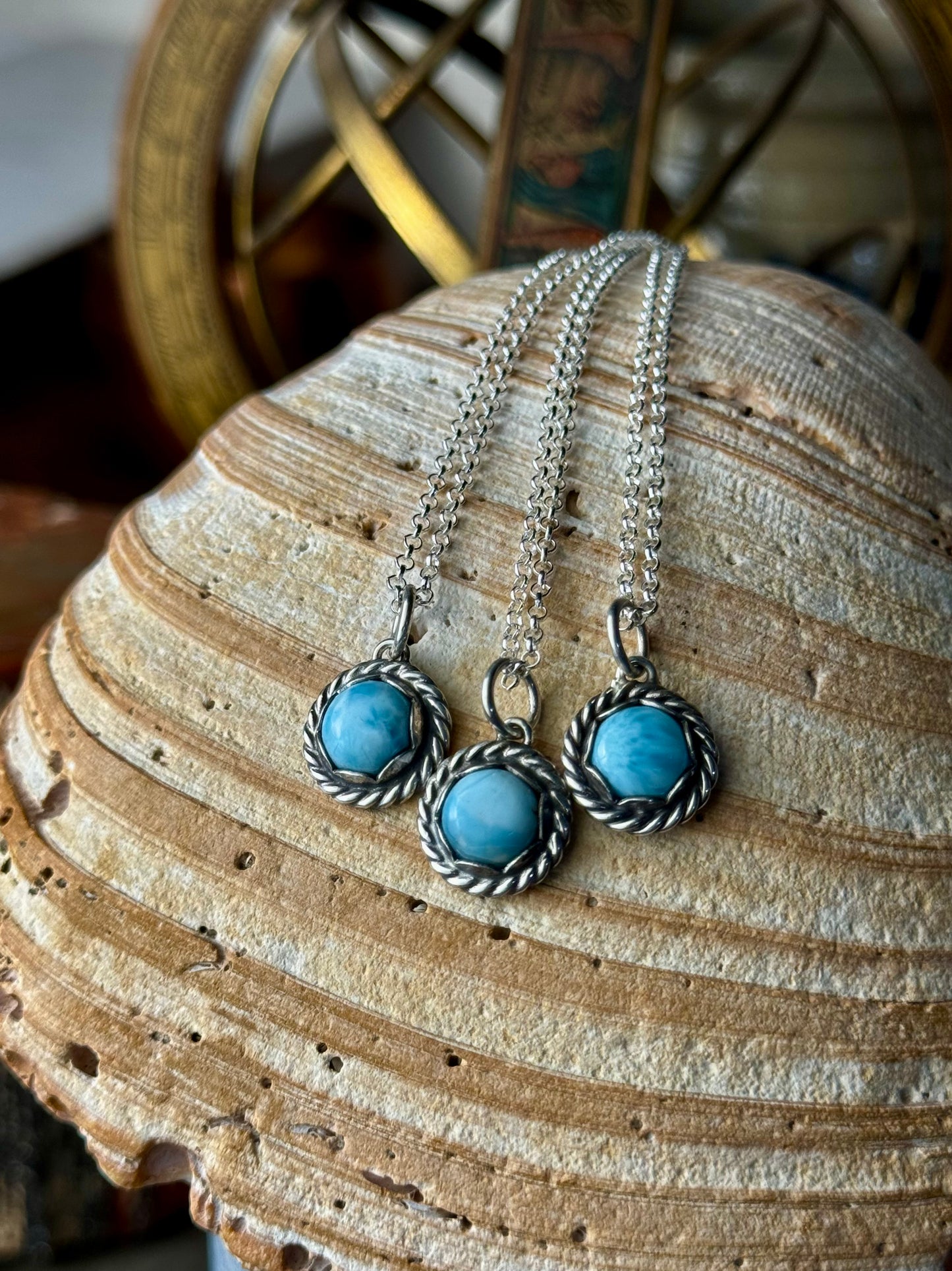 Dainty Larimar Necklace