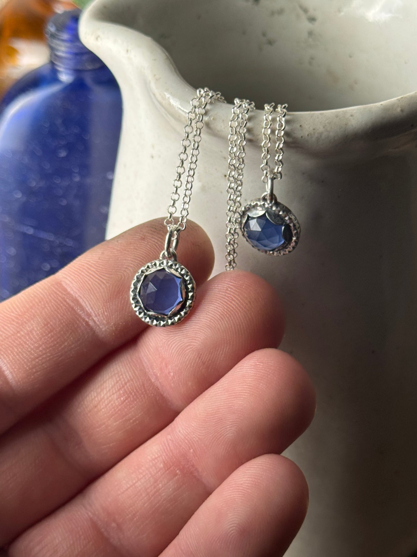 Blue Chalcedony Necklace