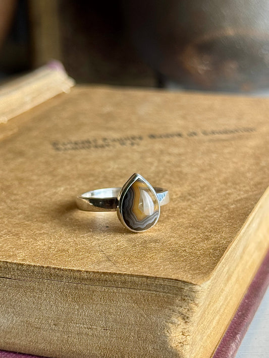 Kentucky Agate Ring Size 10