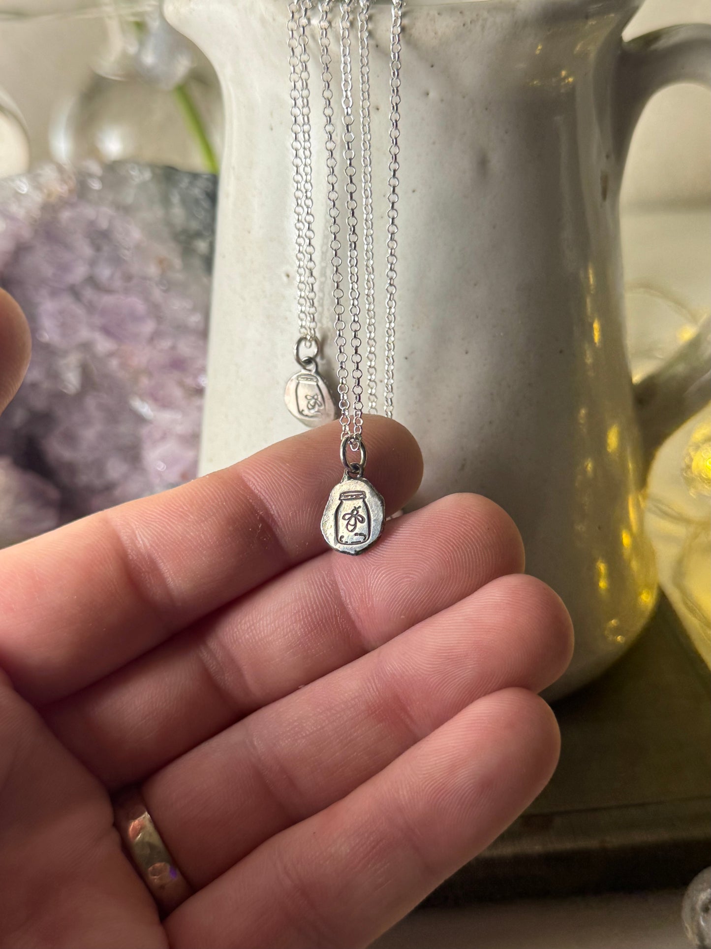Lightning Bug Necklaces