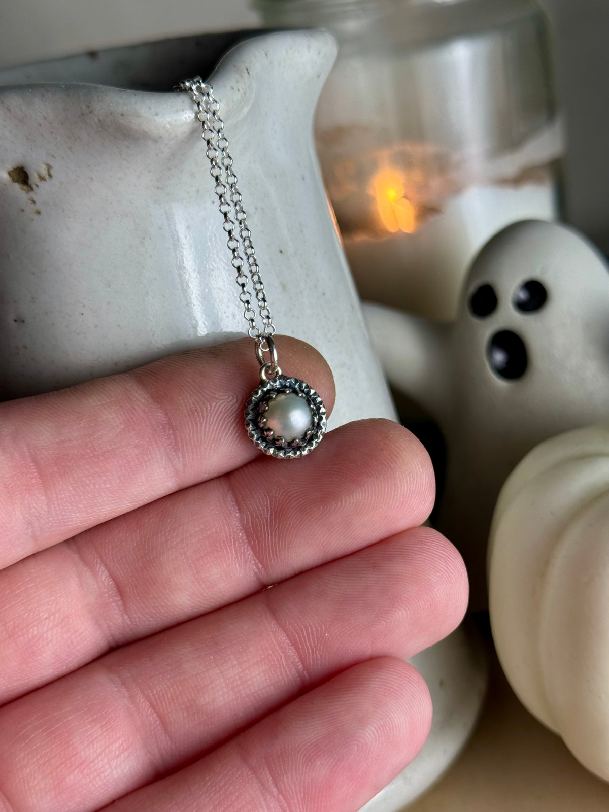 Dainty Pearl Necklace