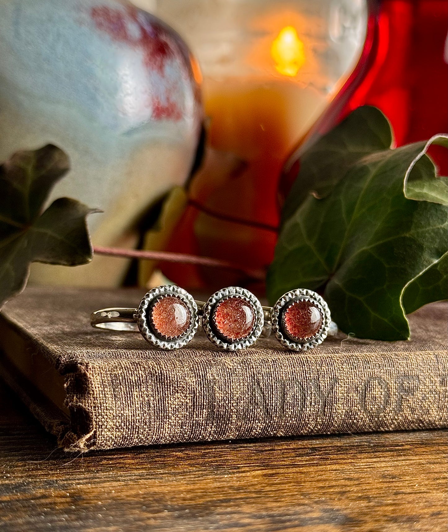 Strawberry Quartz Rings