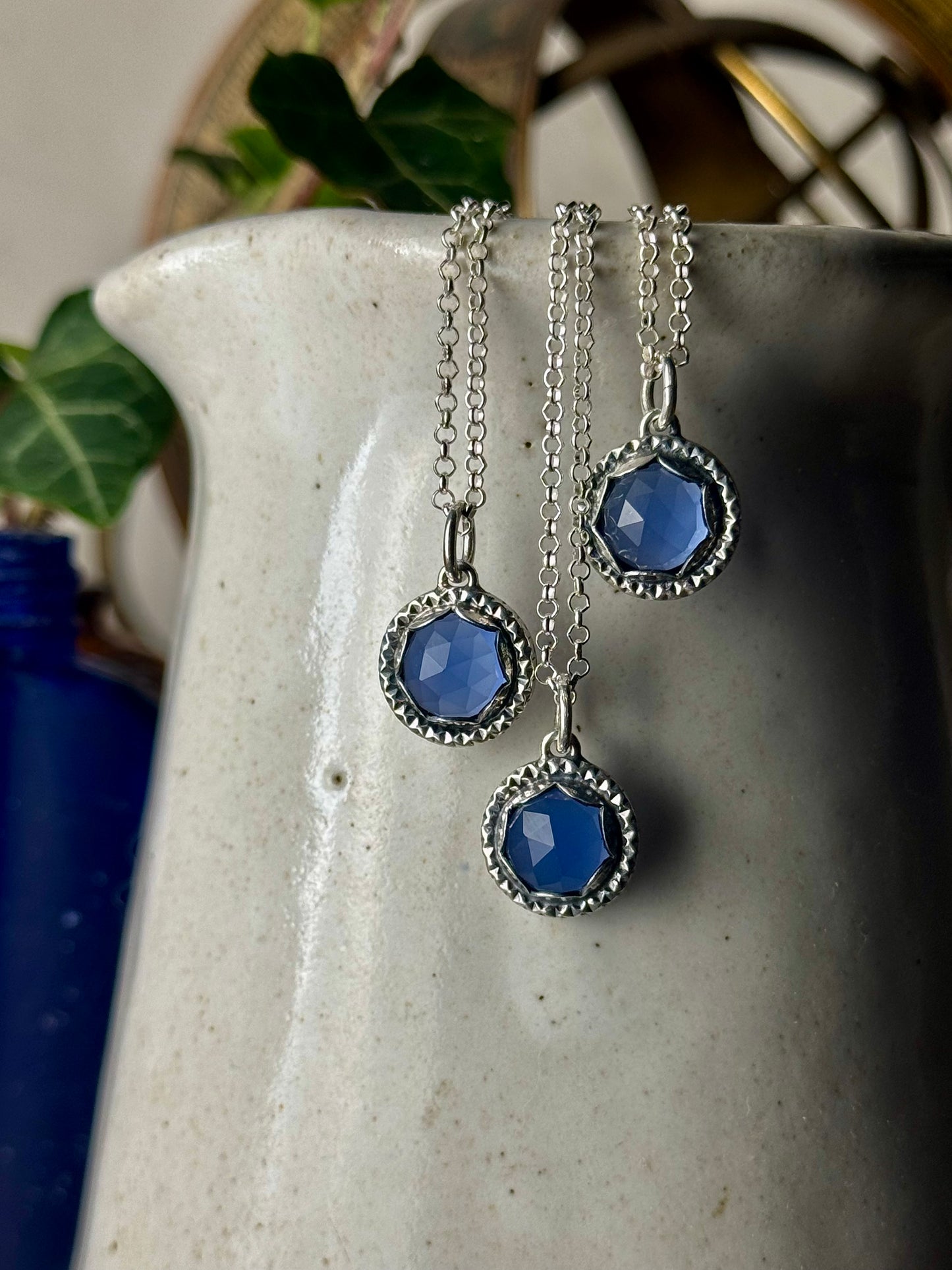 Blue Chalcedony Necklace