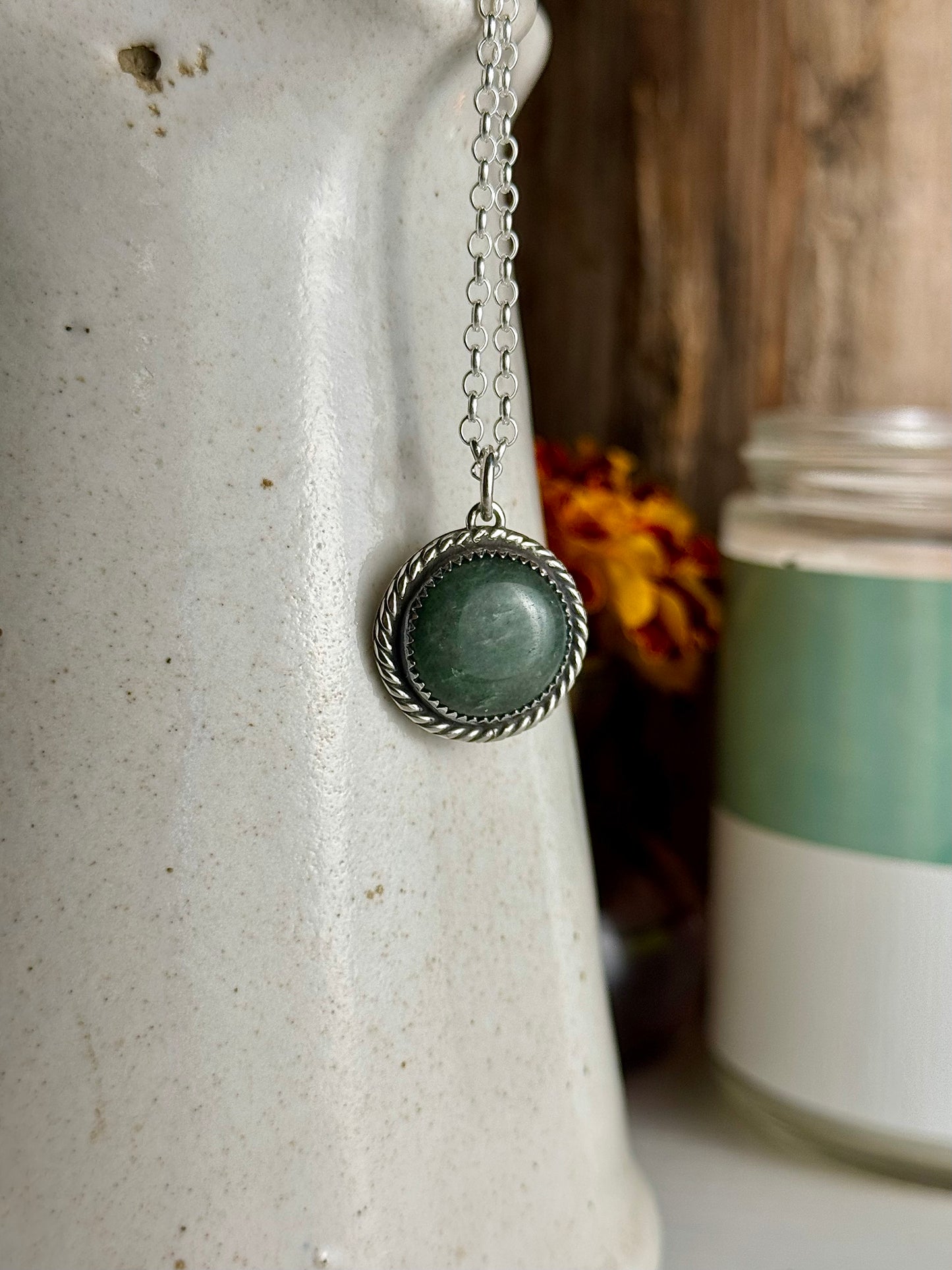 Round Jade Necklace