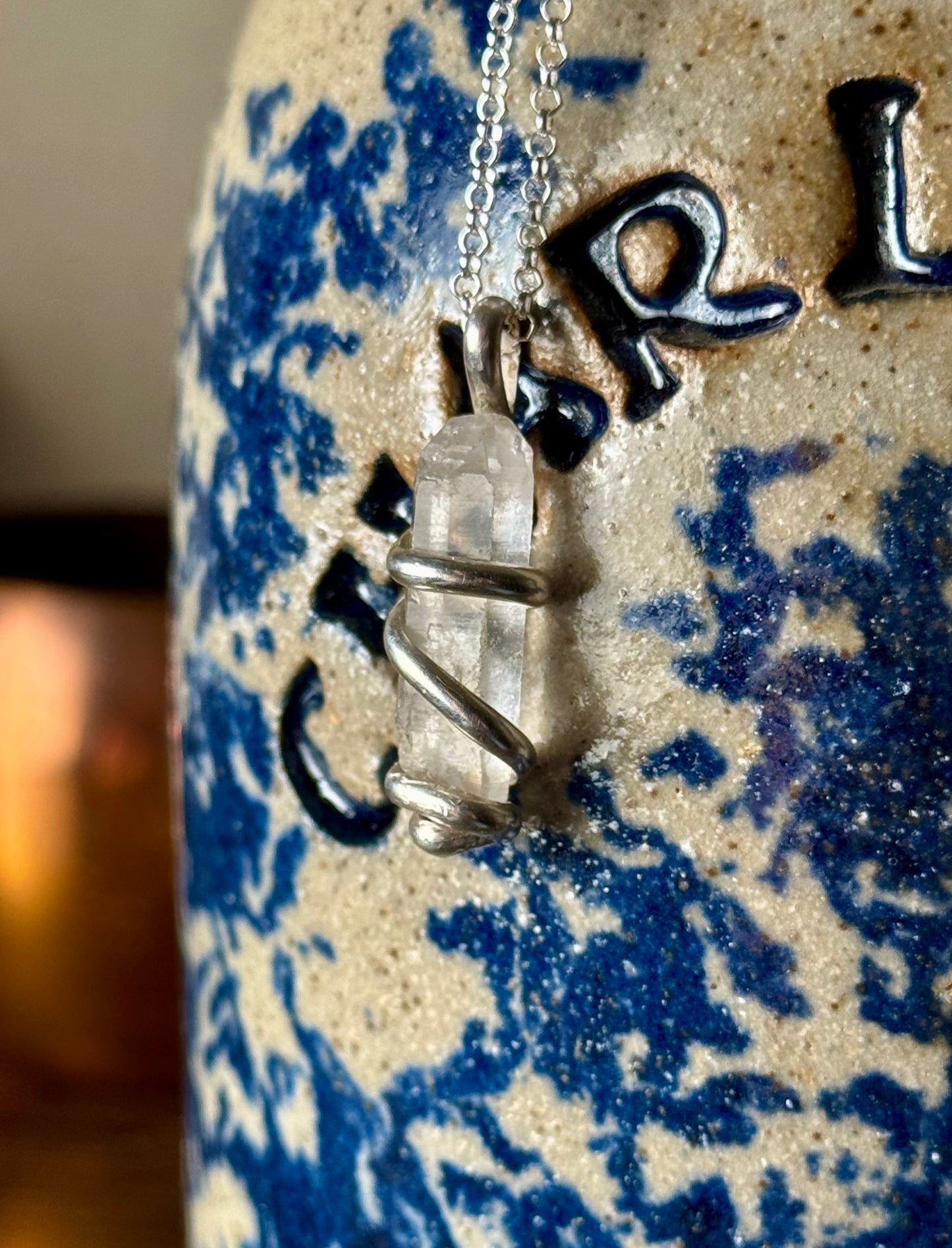 Quartz Crystal Necklace