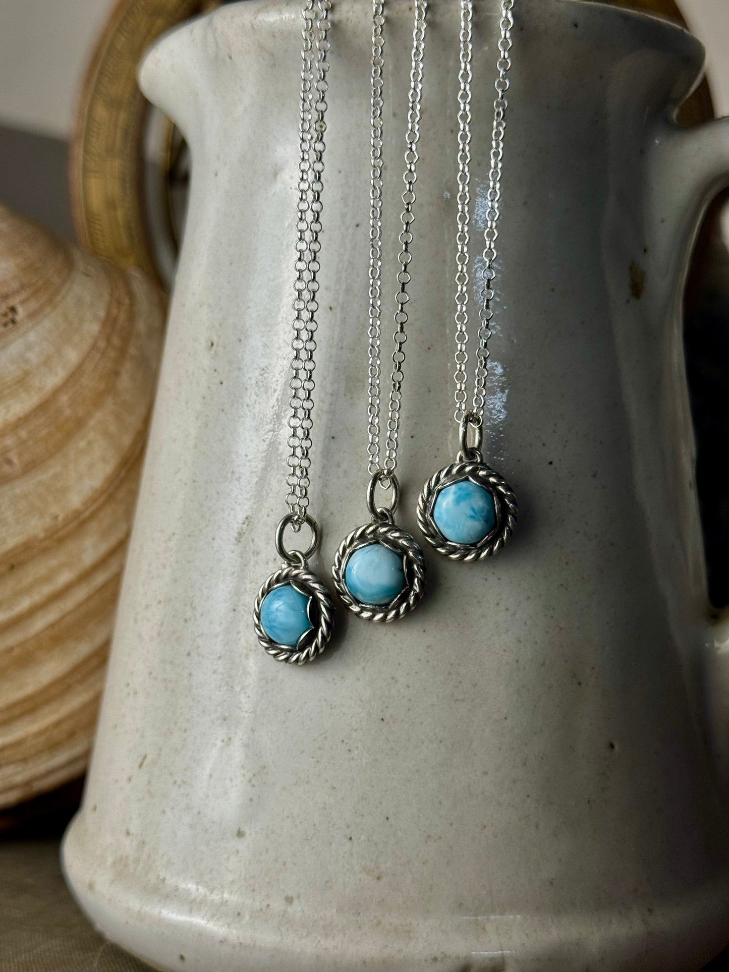 Dainty Larimar Necklace