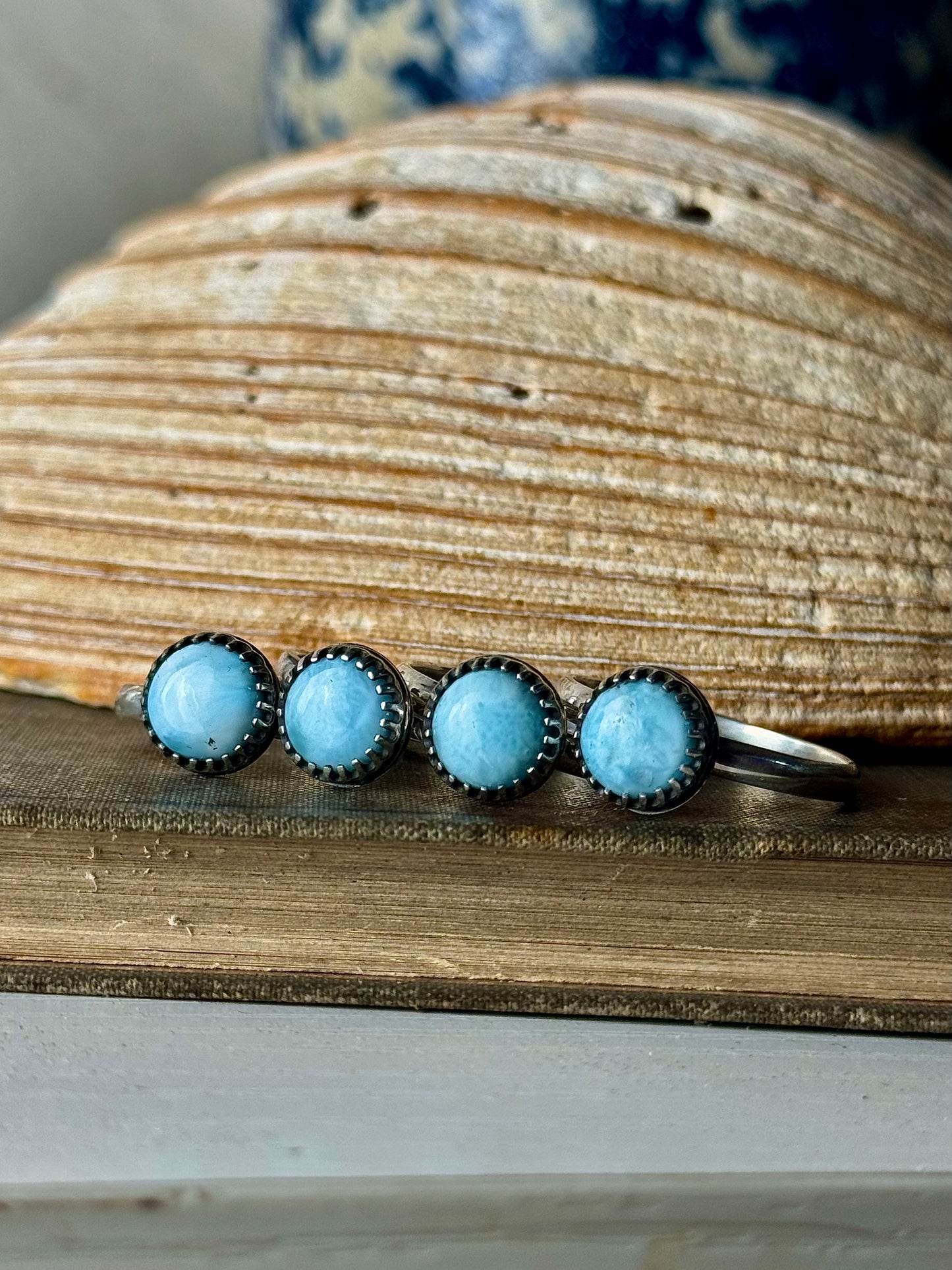 Larimar Rings