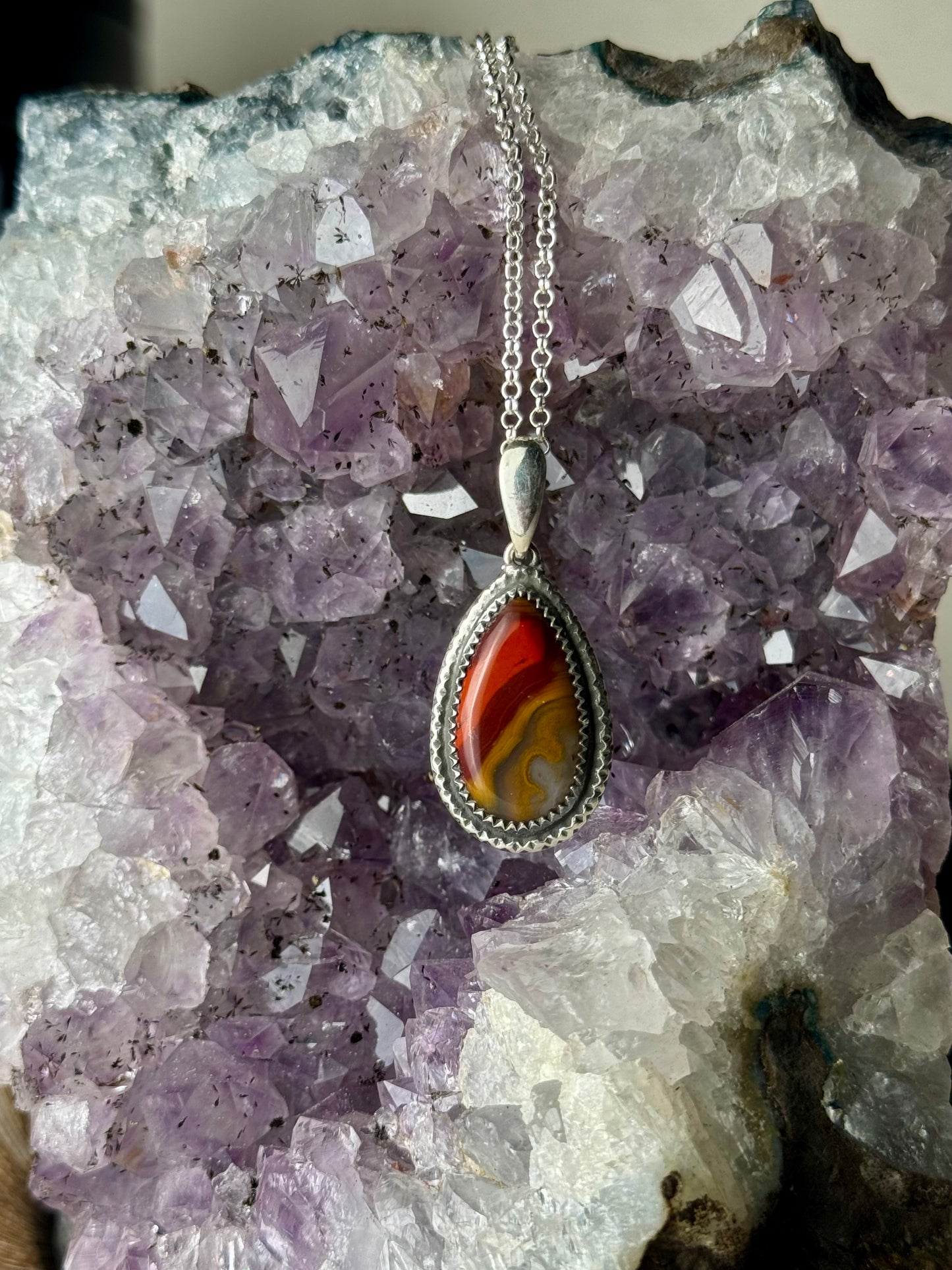 Red and Black Kentucky Agate