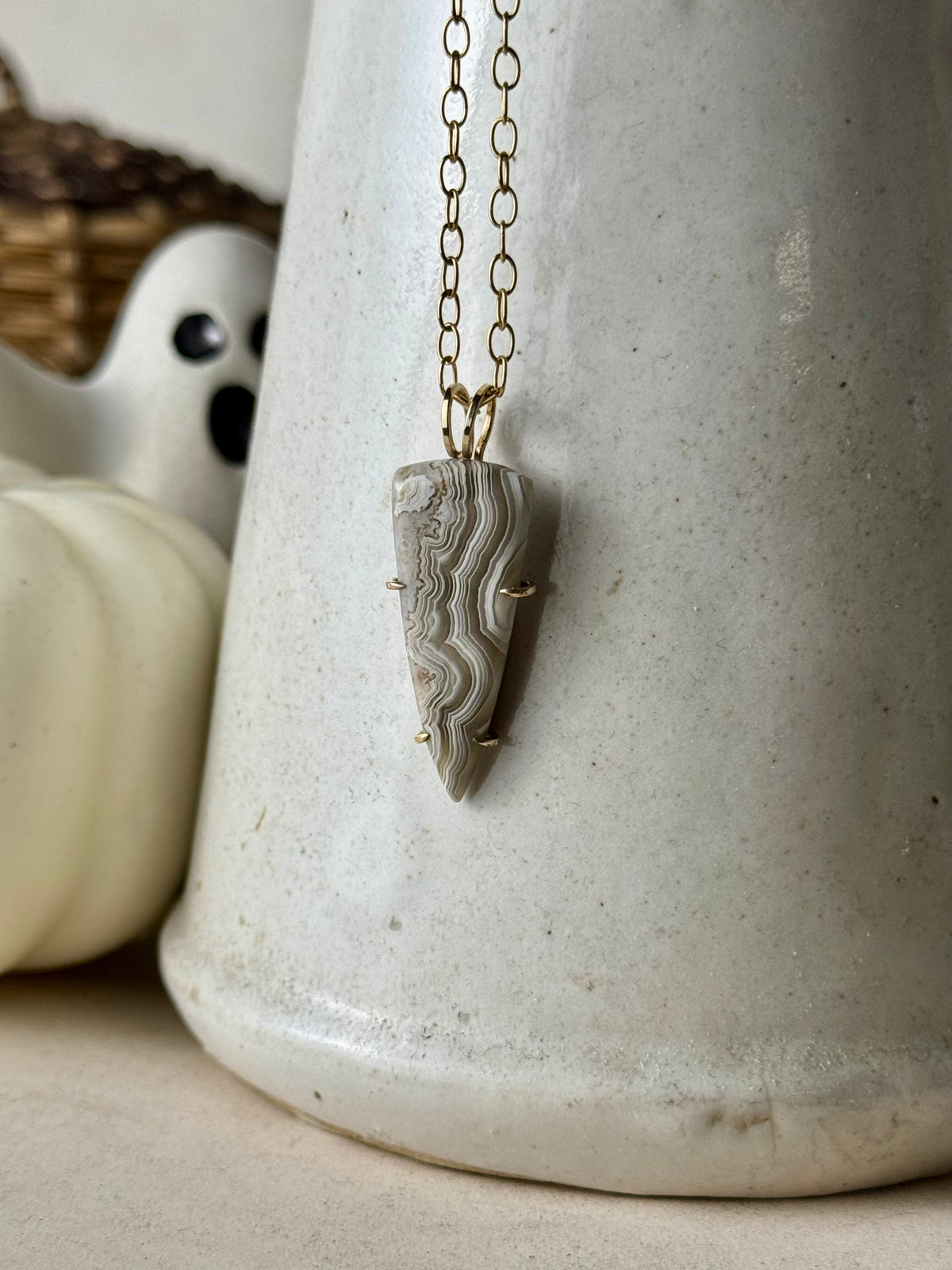 Crazy Lace Talon 14k with 18” GoldFill chain