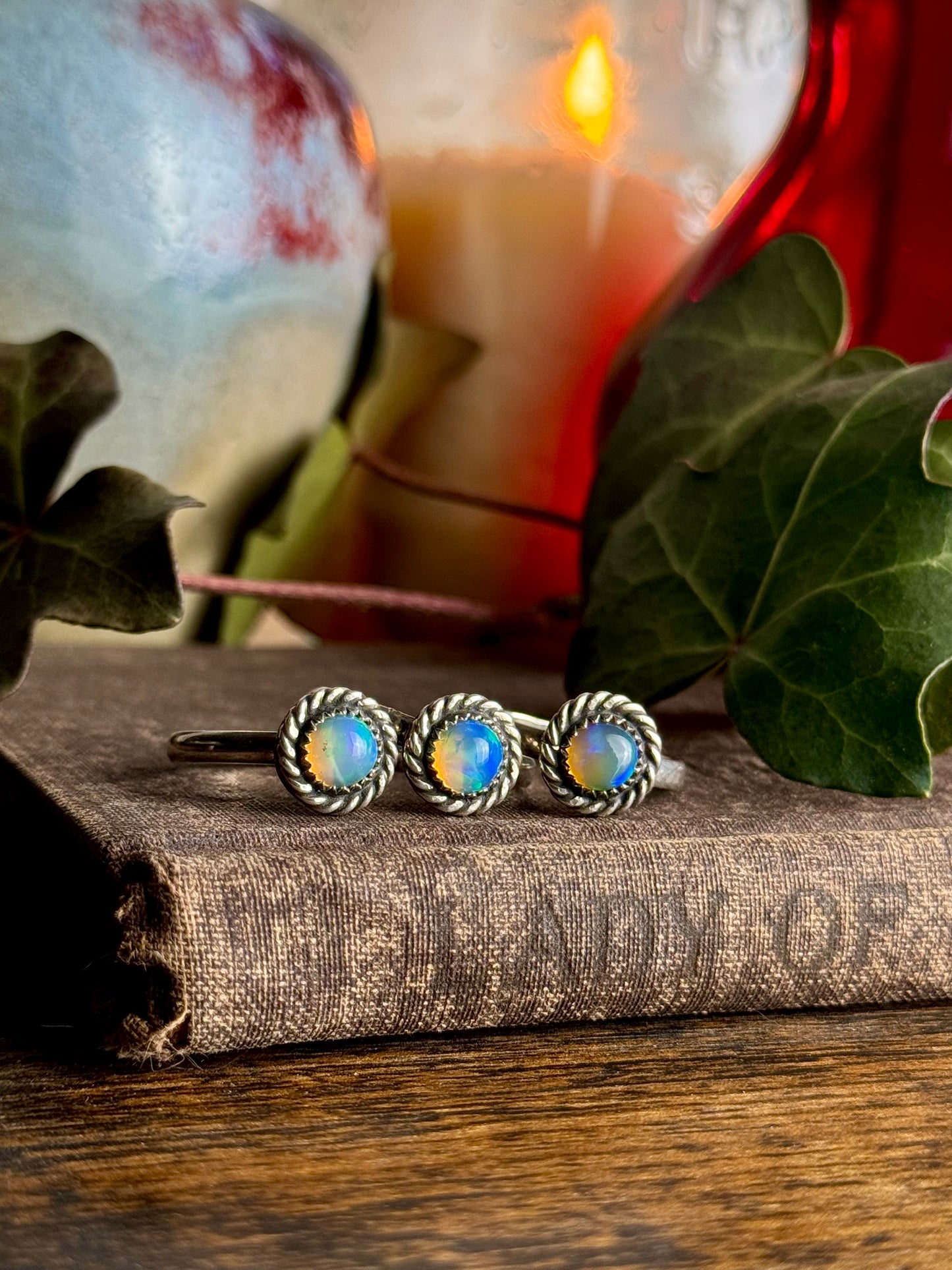 Opal rings