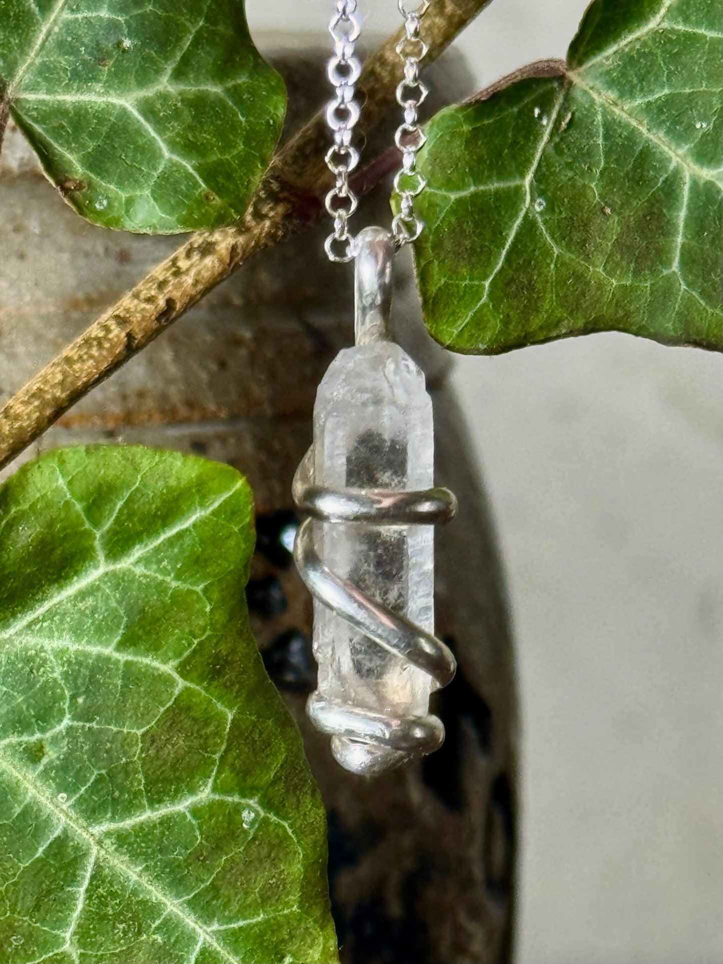 Quartz Crystal Necklace