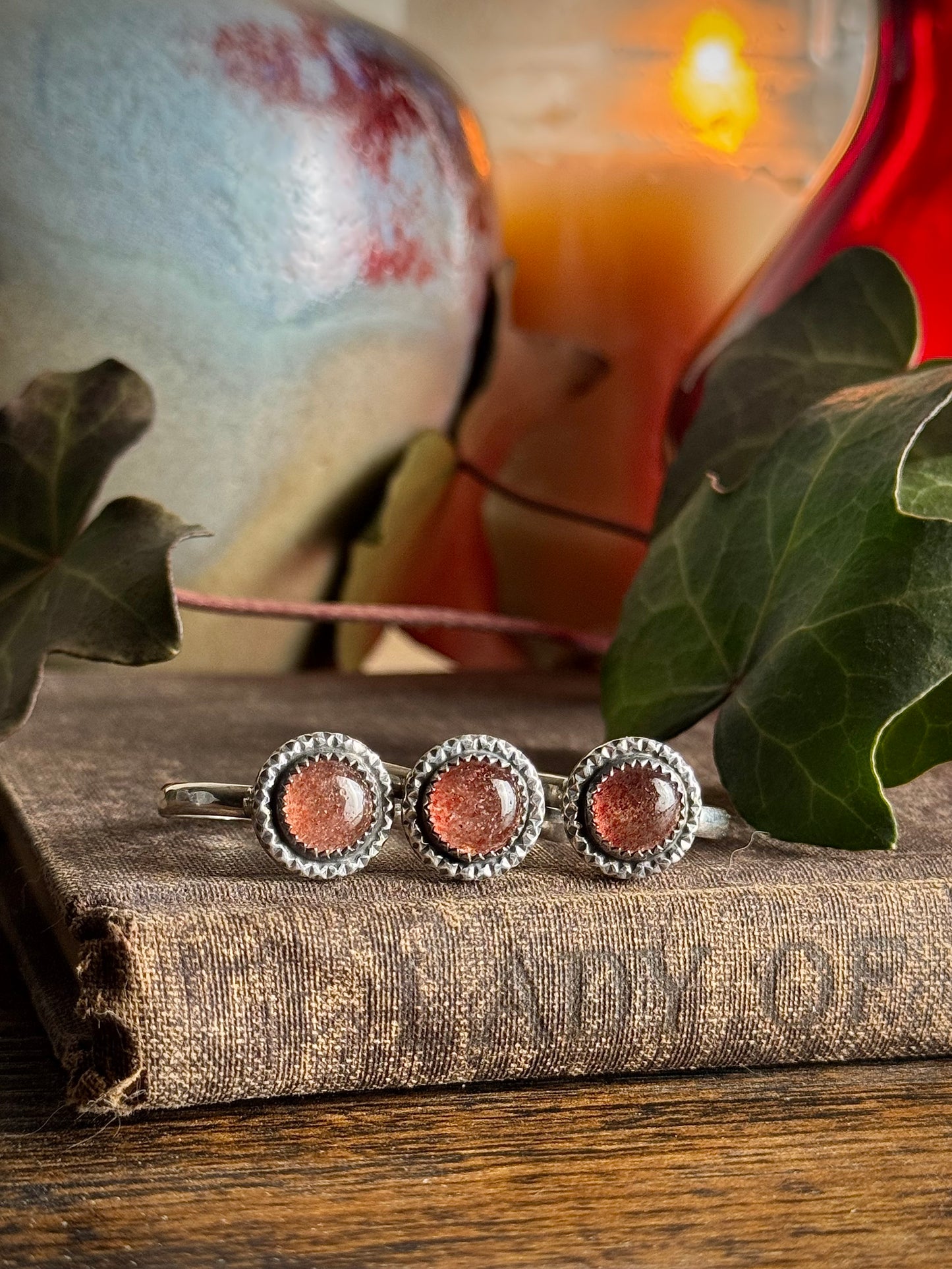 Strawberry Quartz Rings