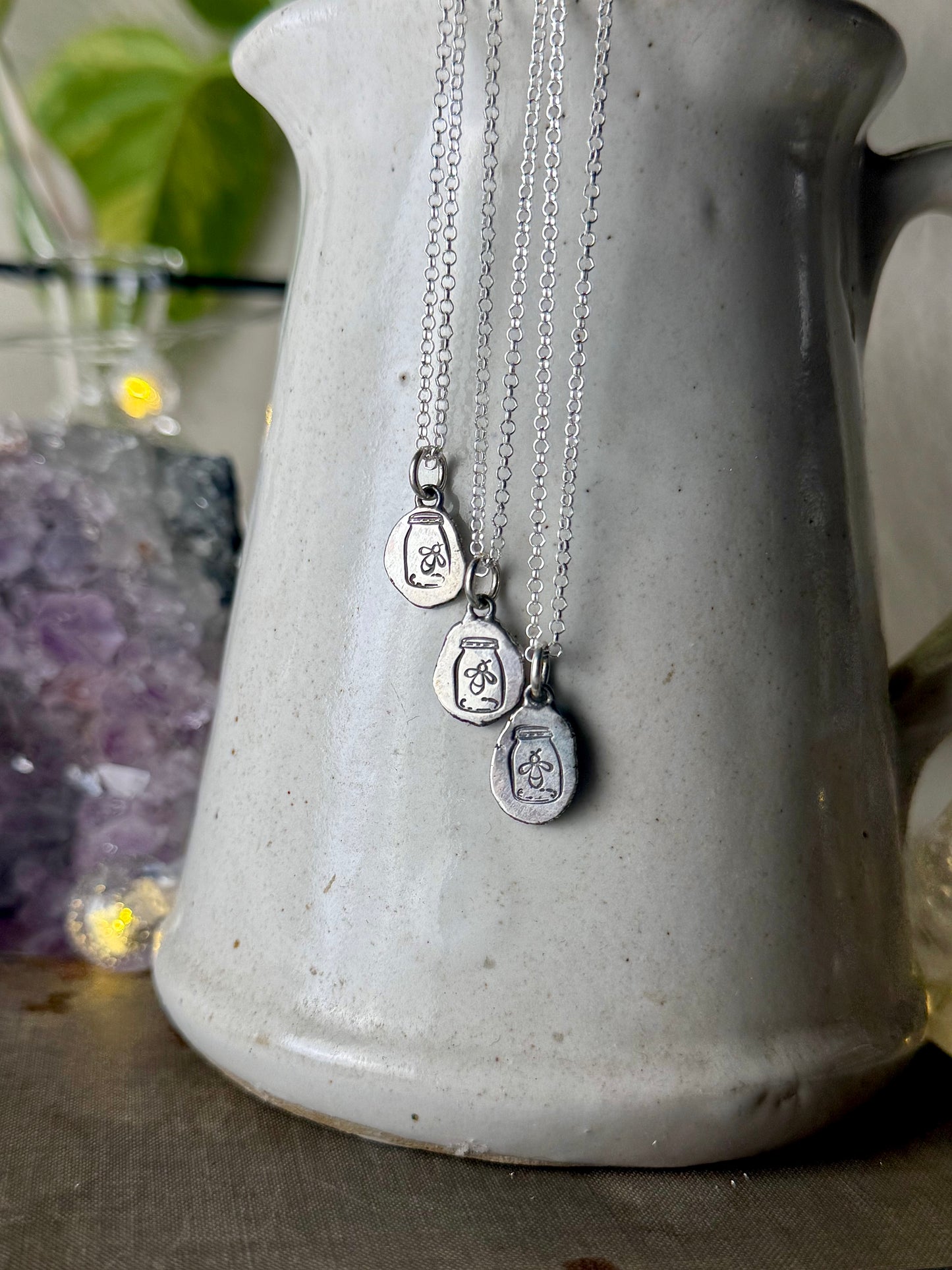 Lightning Bug Necklaces