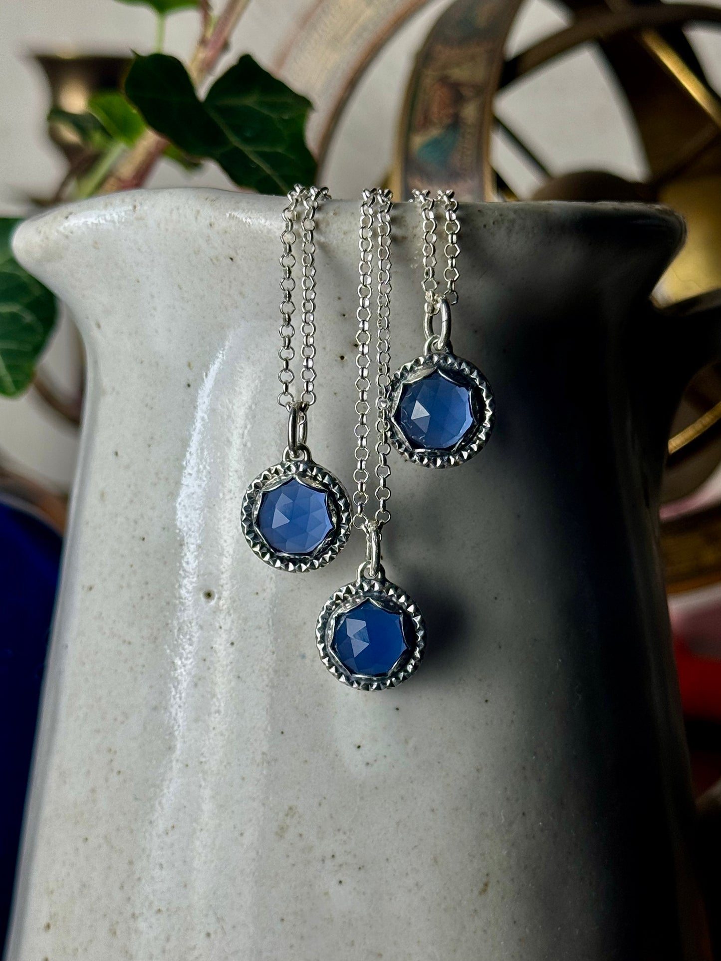 Blue Chalcedony Necklace