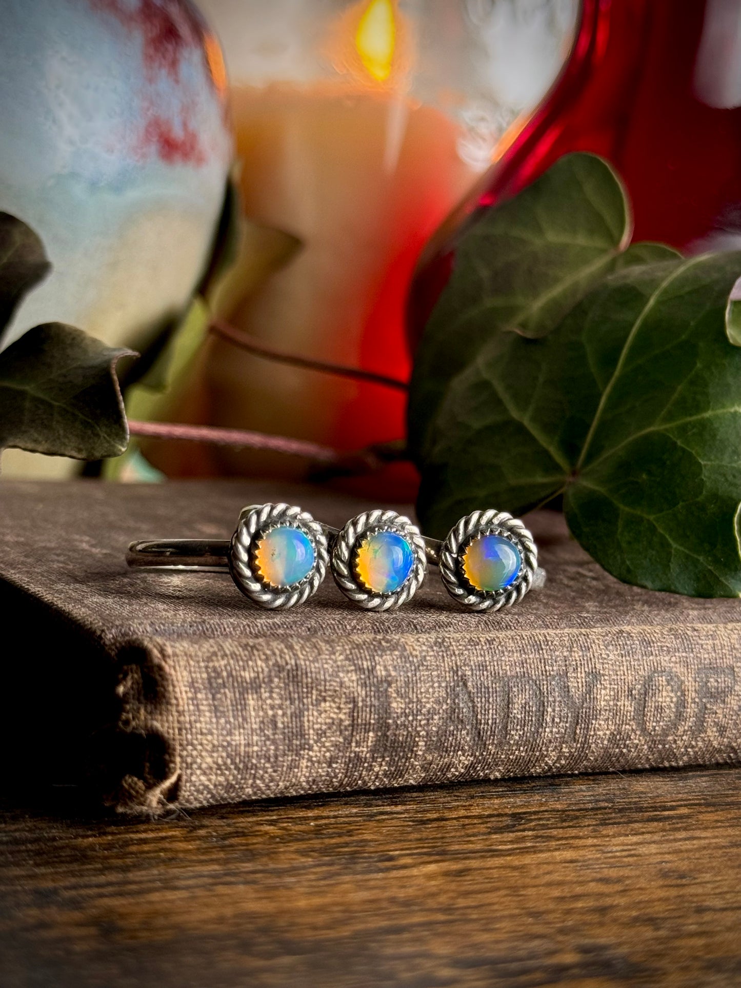 Opal rings
