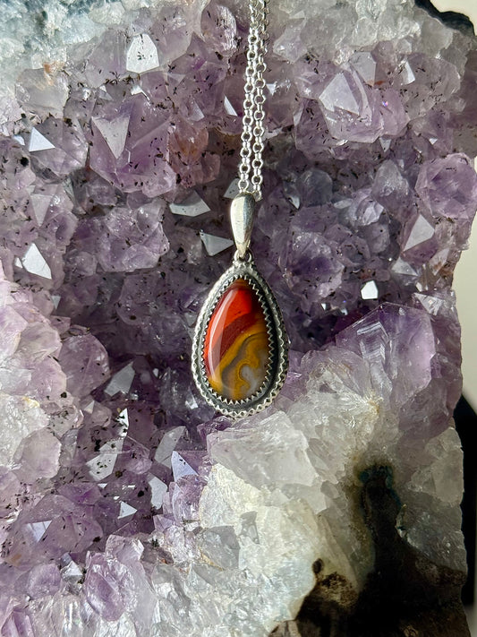 Red and Black Kentucky Agate