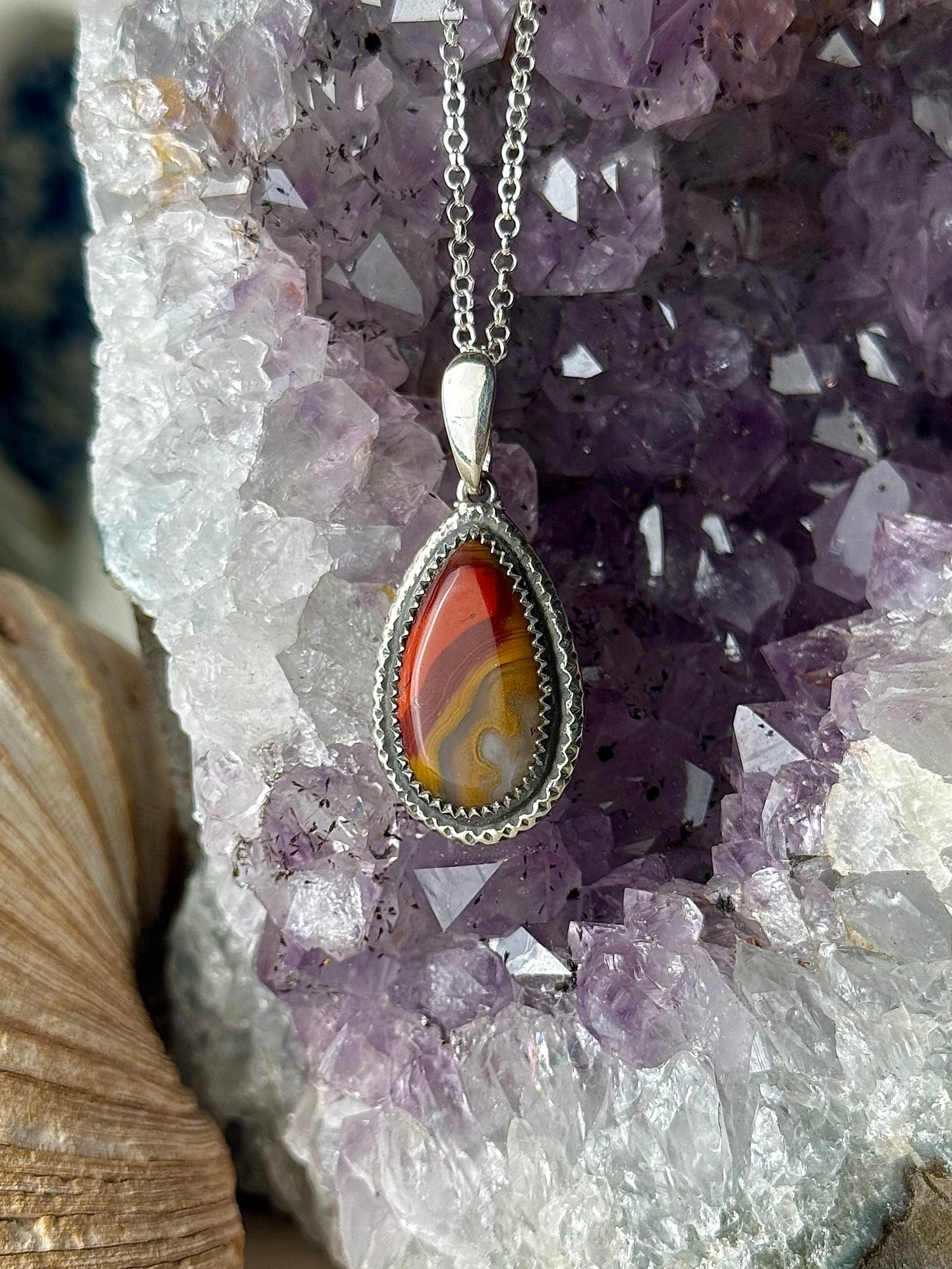 Red and Black Kentucky Agate