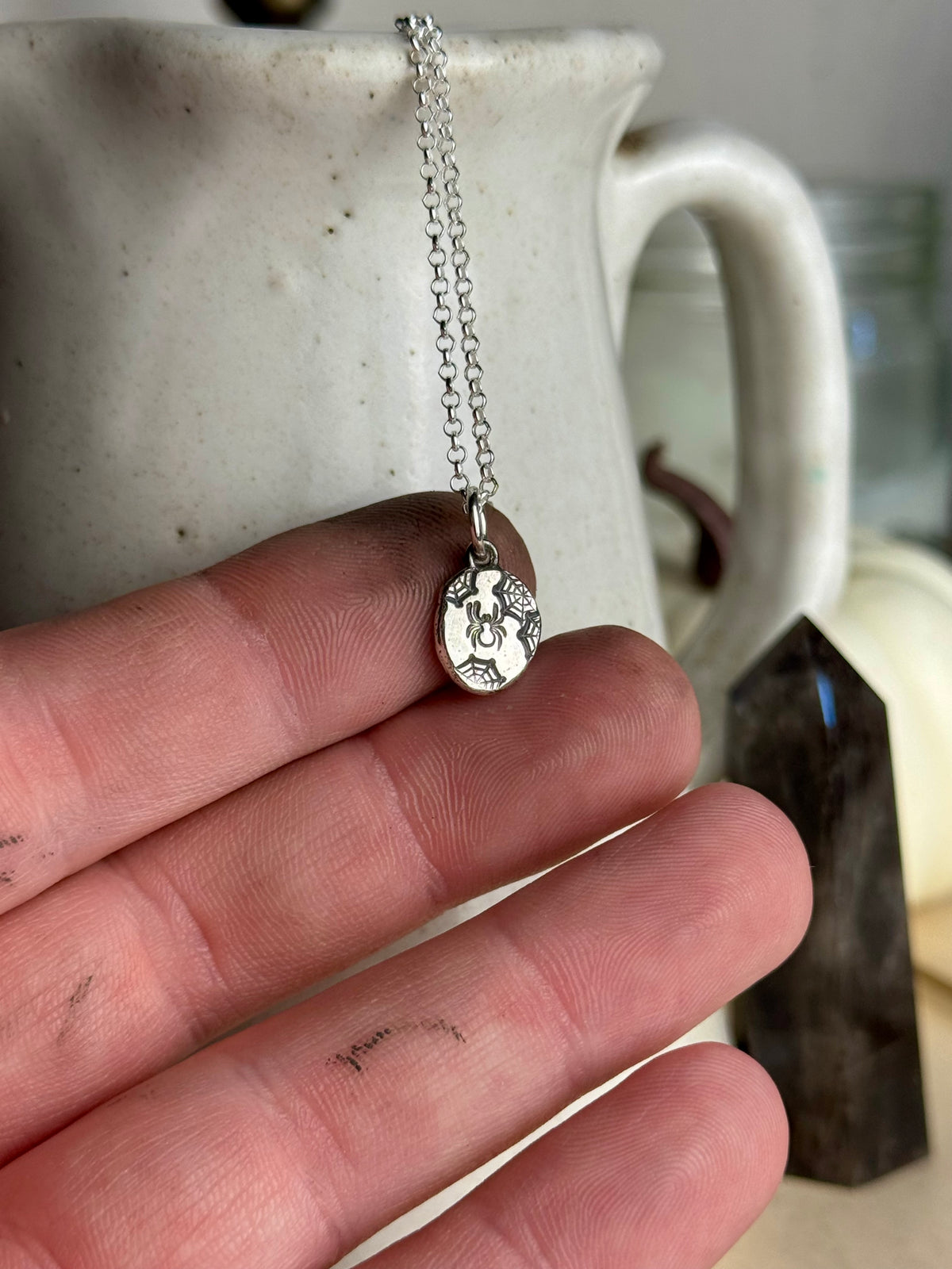 Spooky Spider Necklaces