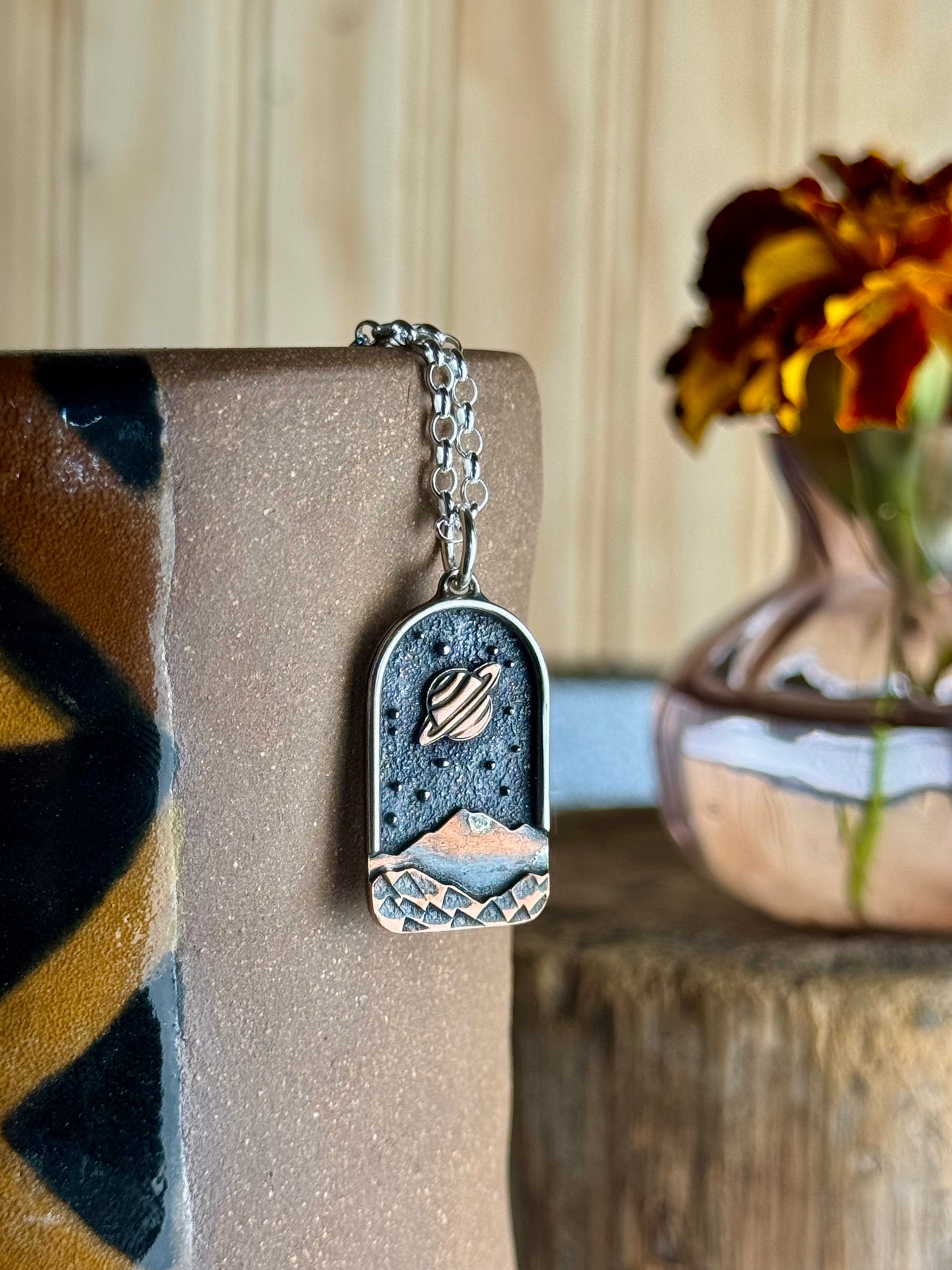 Appalachian Mountain Necklace Copper Planet