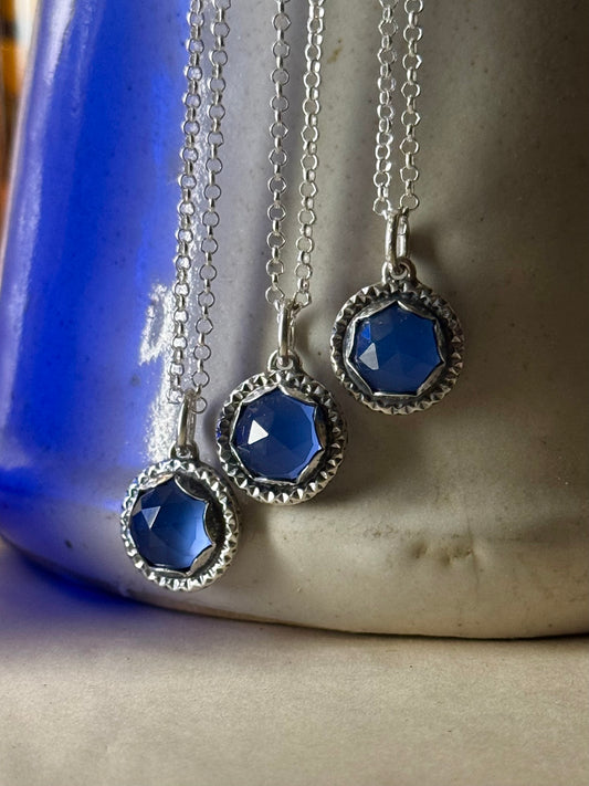 Blue Chalcedony Necklace