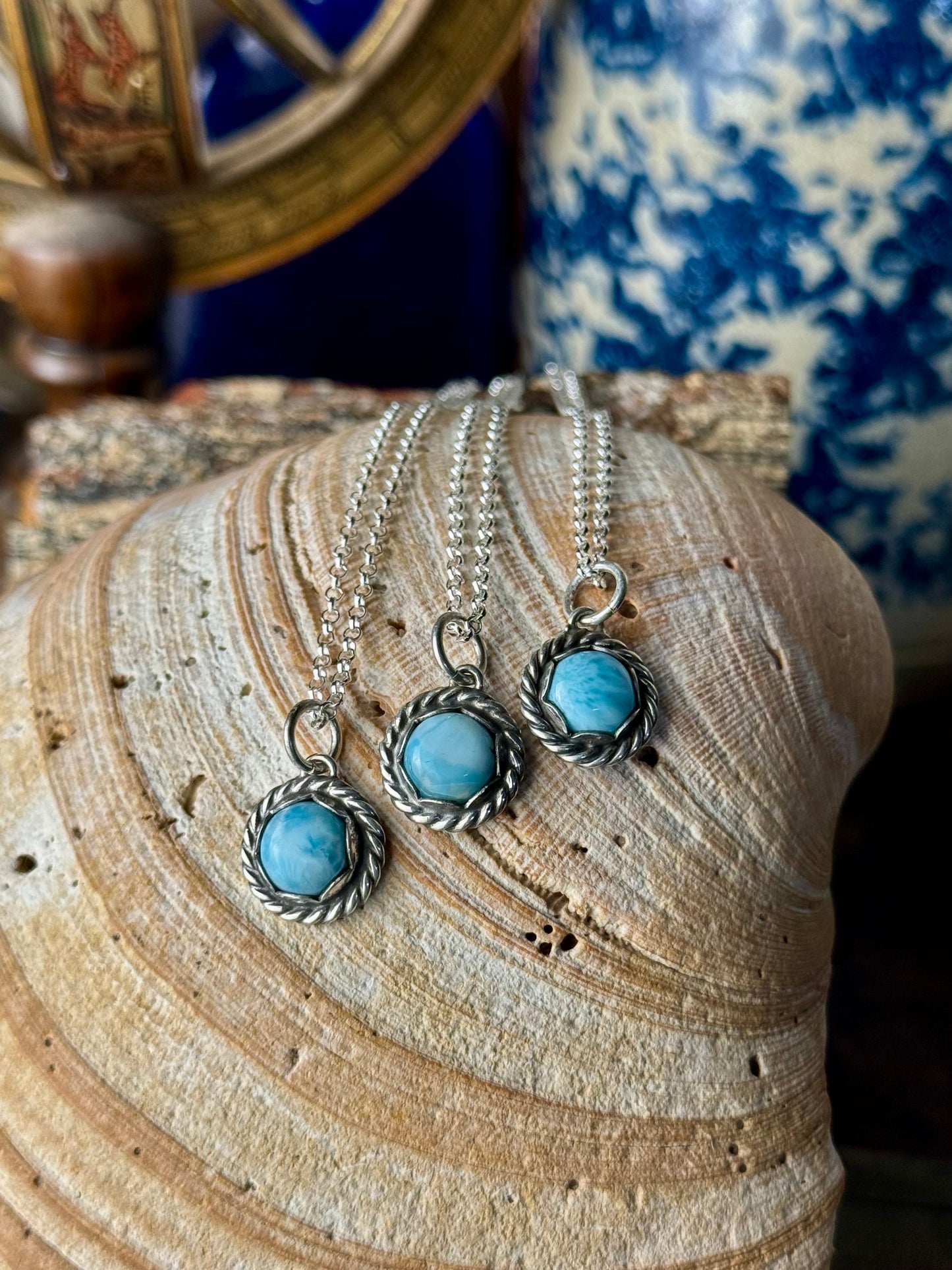 Dainty Larimar Necklace