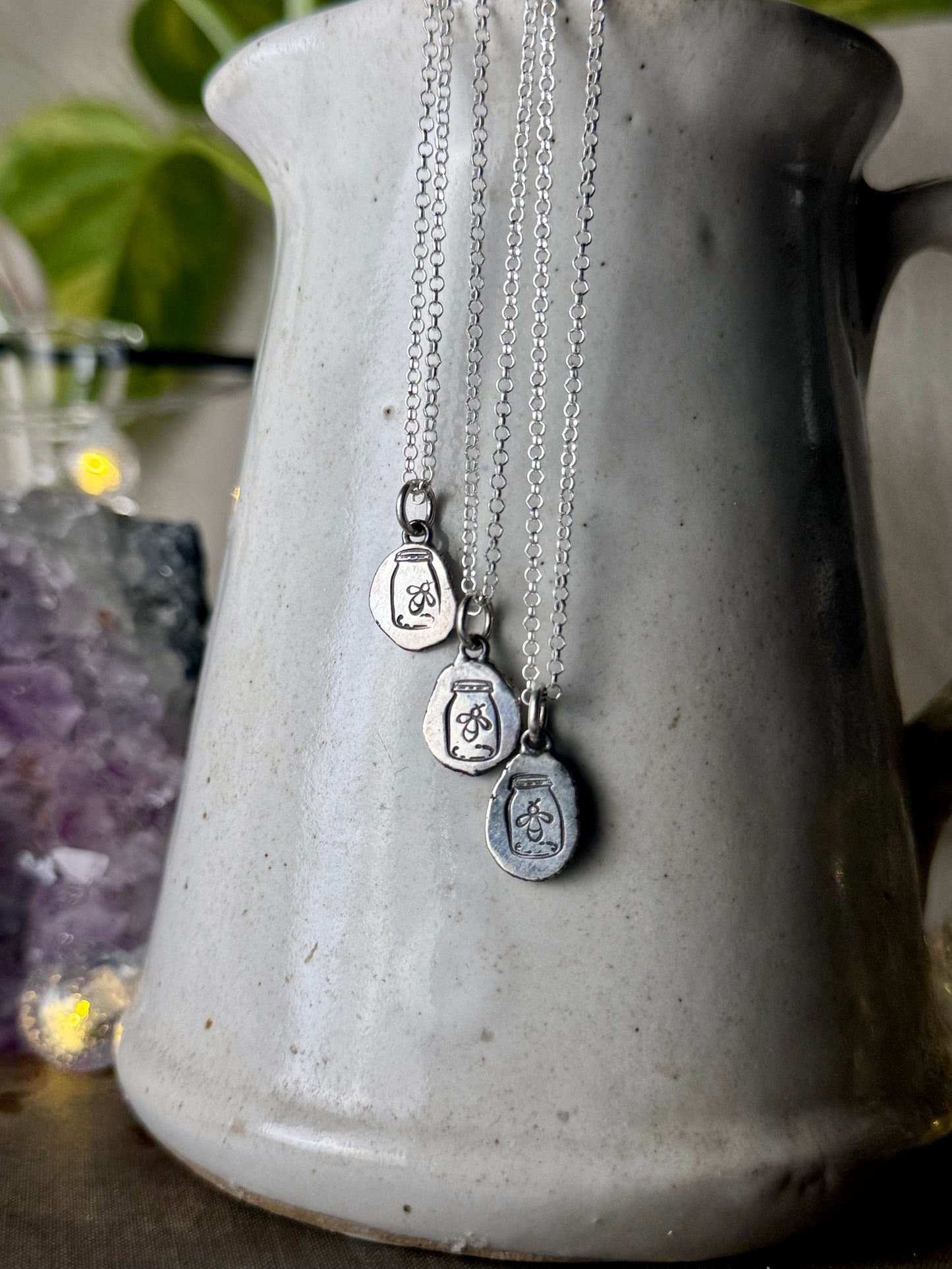 Lightning Bug Necklaces