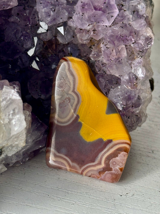 Rare KY Agate Tumble Polished Specimen