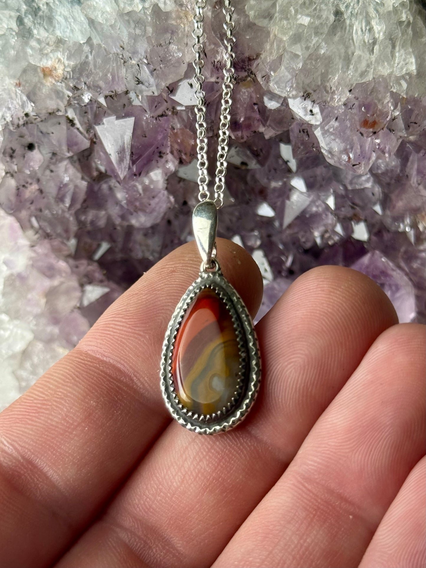 Red and Black Kentucky Agate
