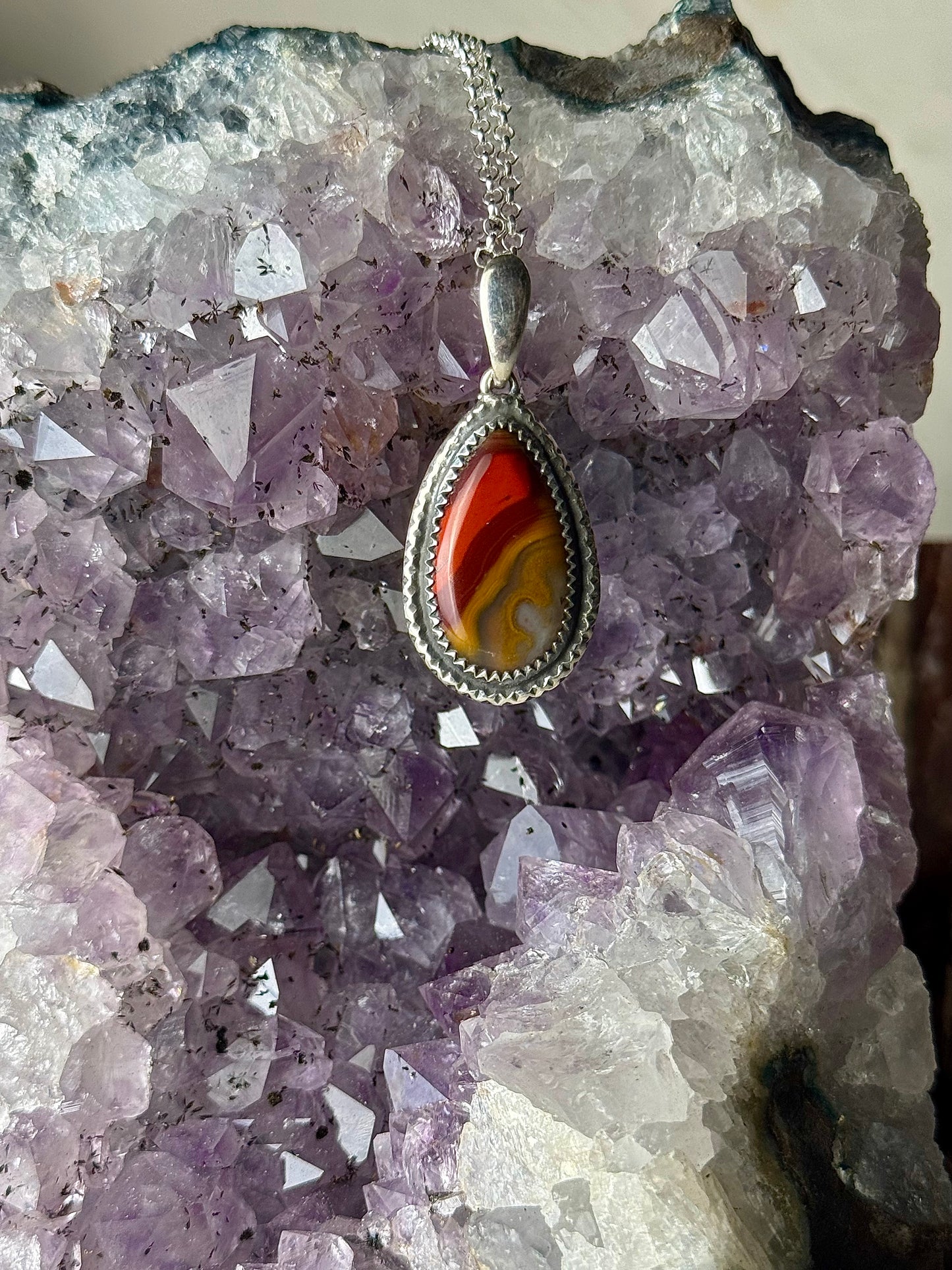 Red and Black Kentucky Agate