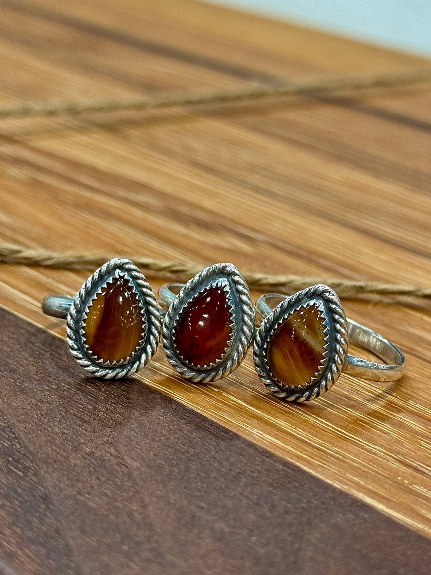 Brazilian Agate Rings