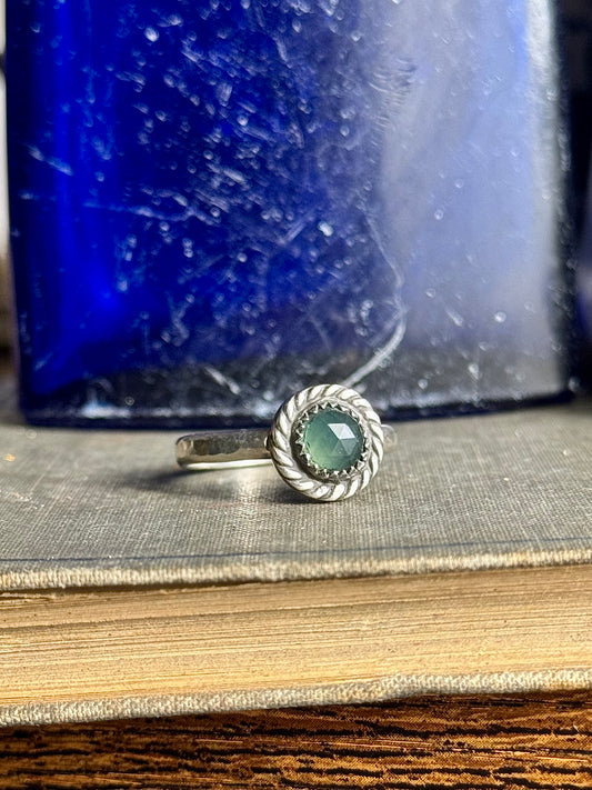 Green Serpentine Ring