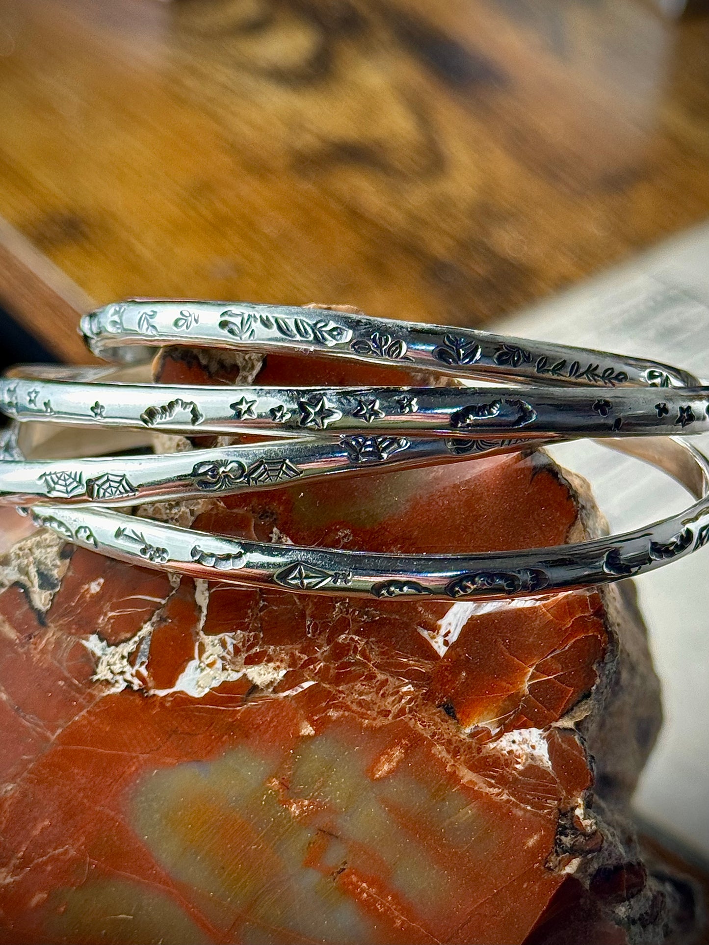 New Stamped Cuffs