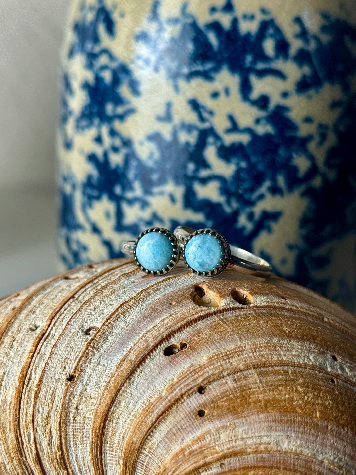 Larimar Rings