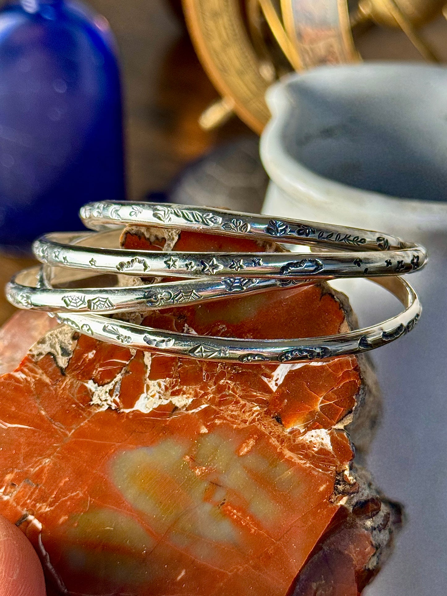 New Stamped Cuffs