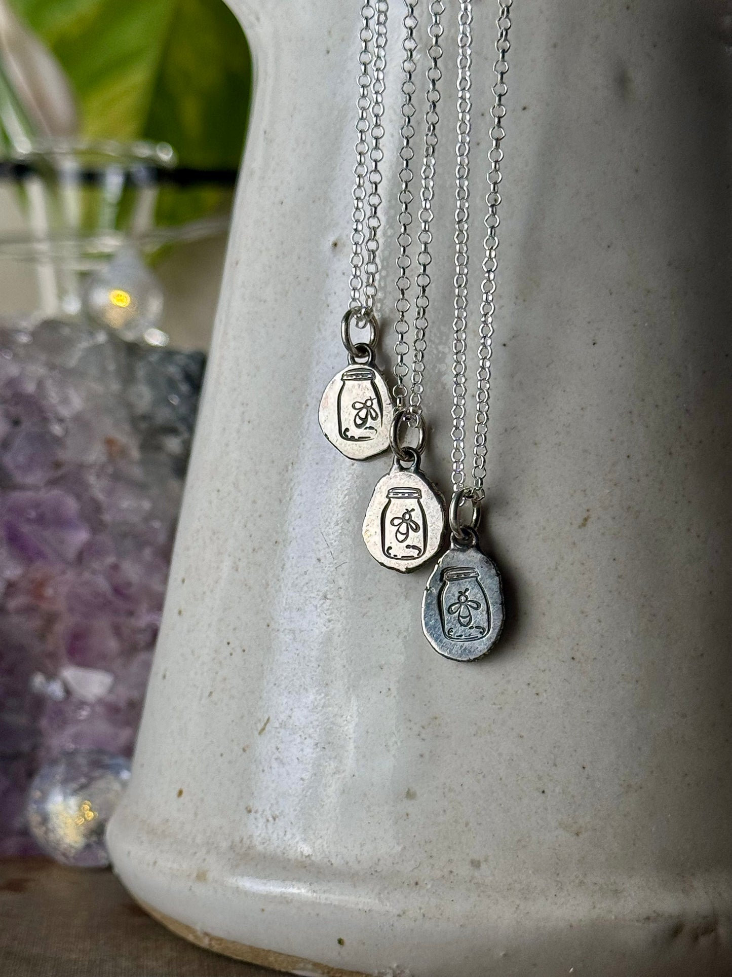 Lightning Bug Necklaces