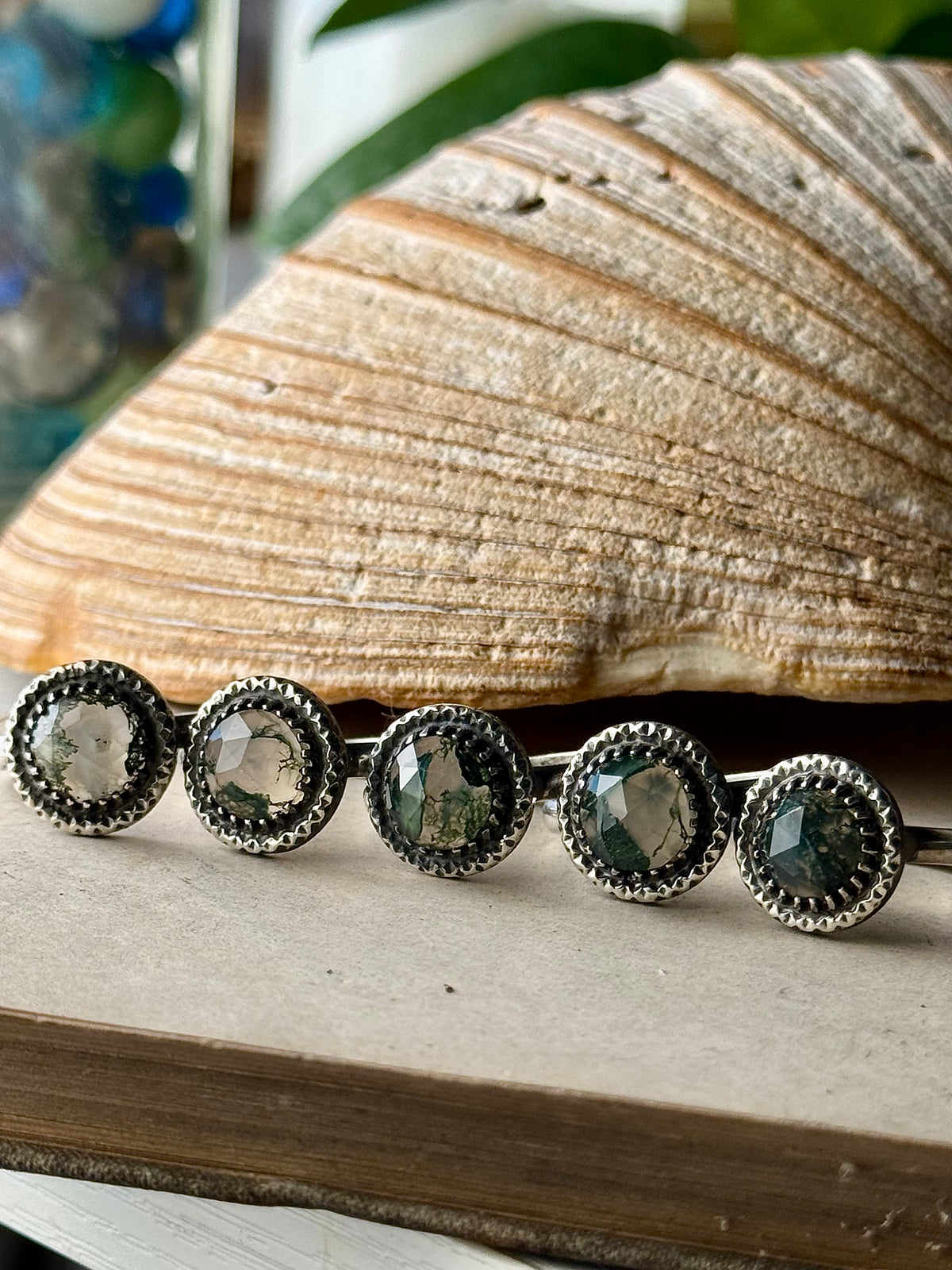 Moss Agate Rings