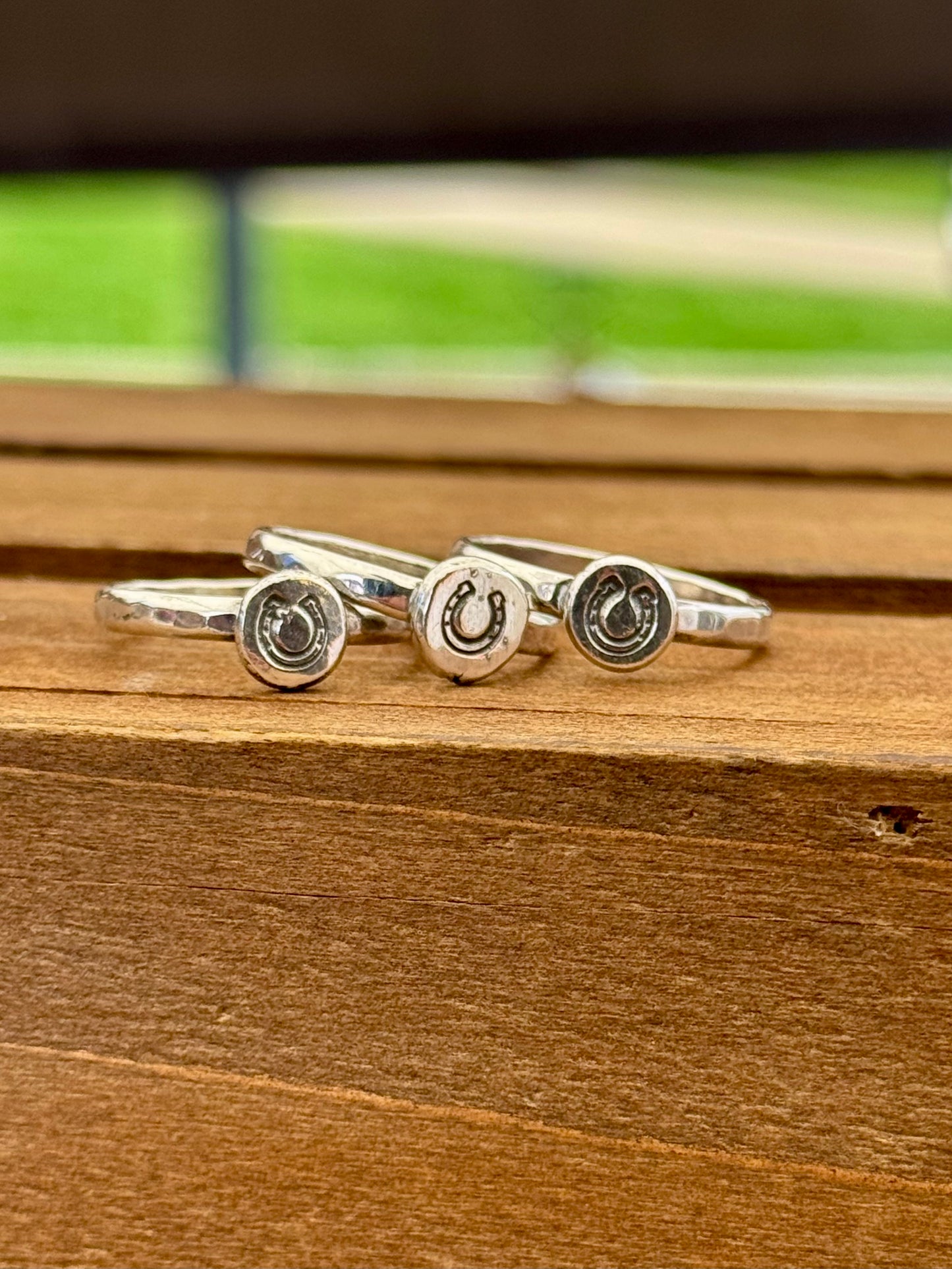 Good Luck Horseshoe Rings