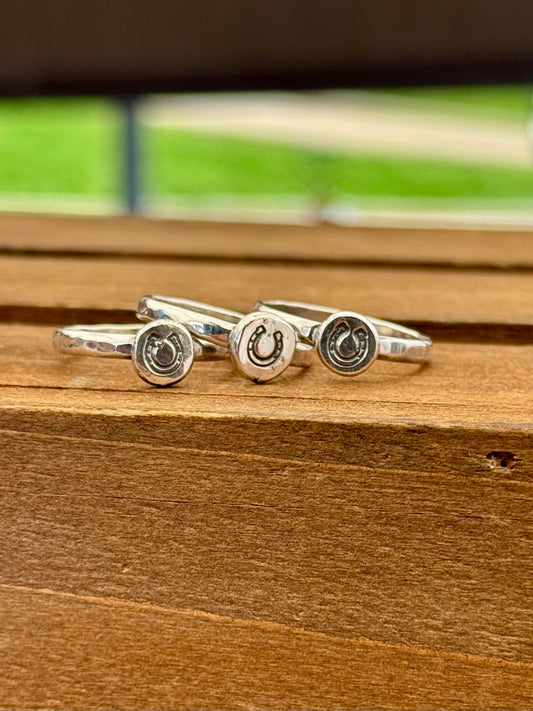 Good Luck Horseshoe Rings