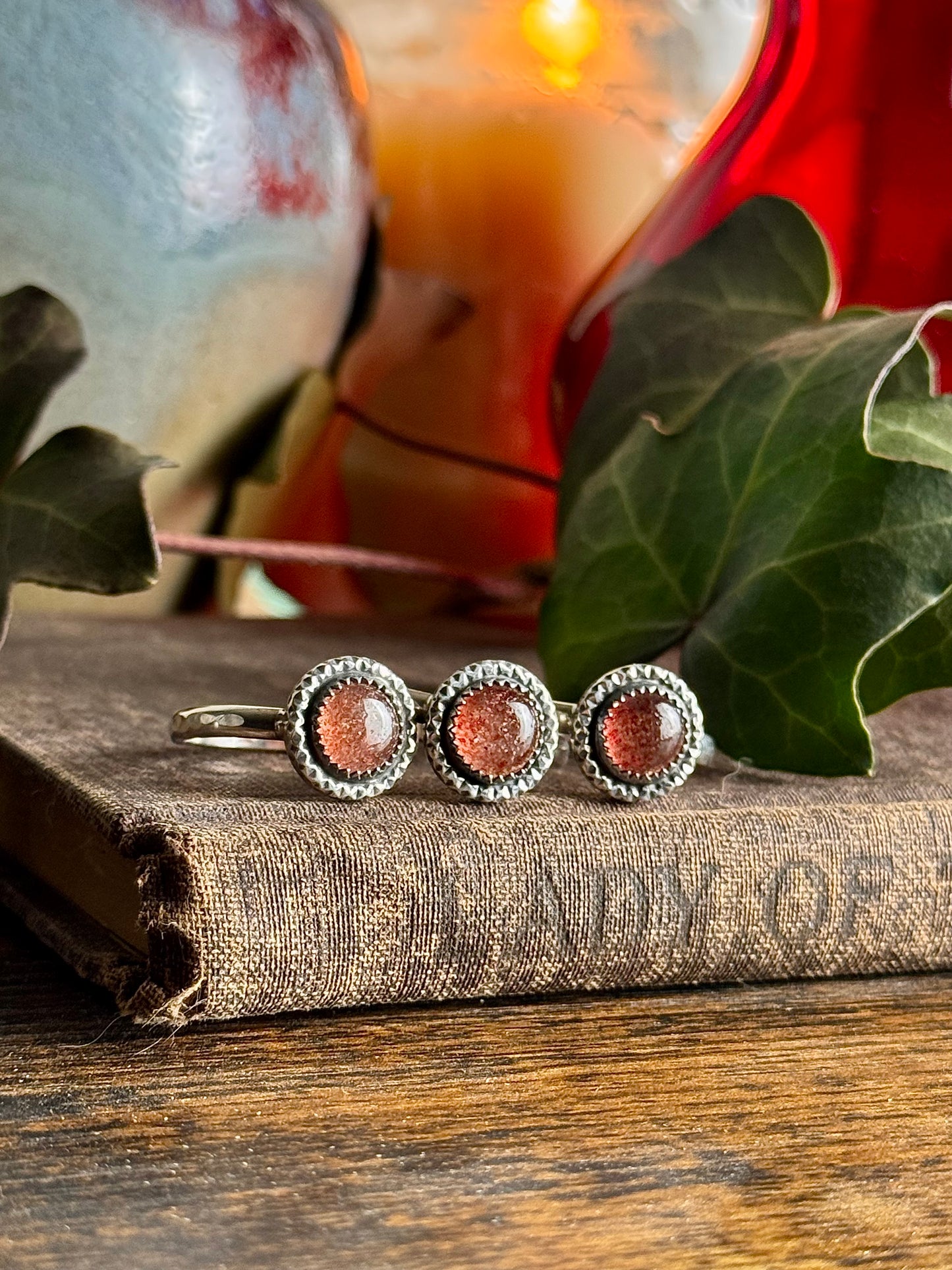 Strawberry Quartz Rings