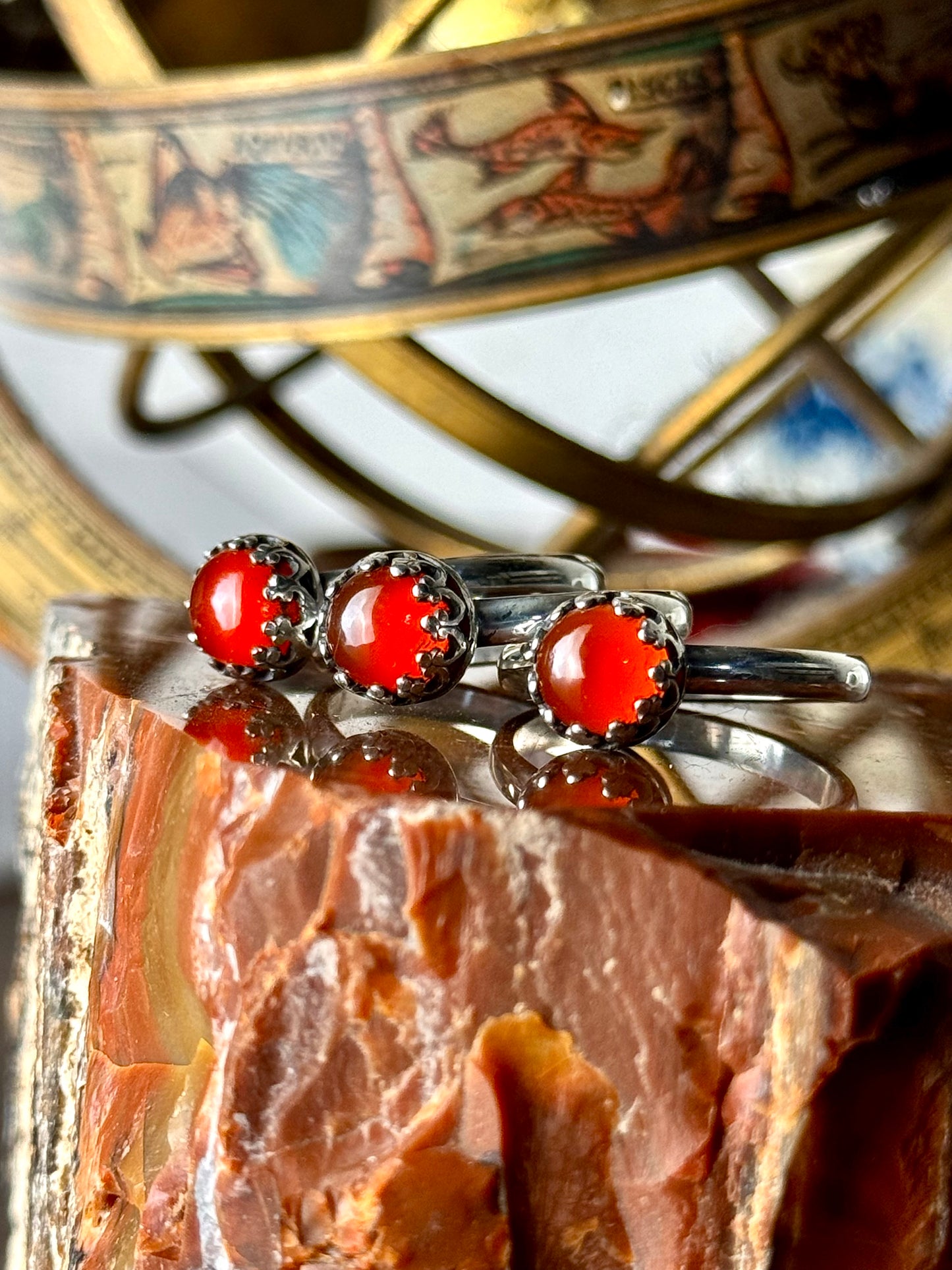 Carnelian Rings