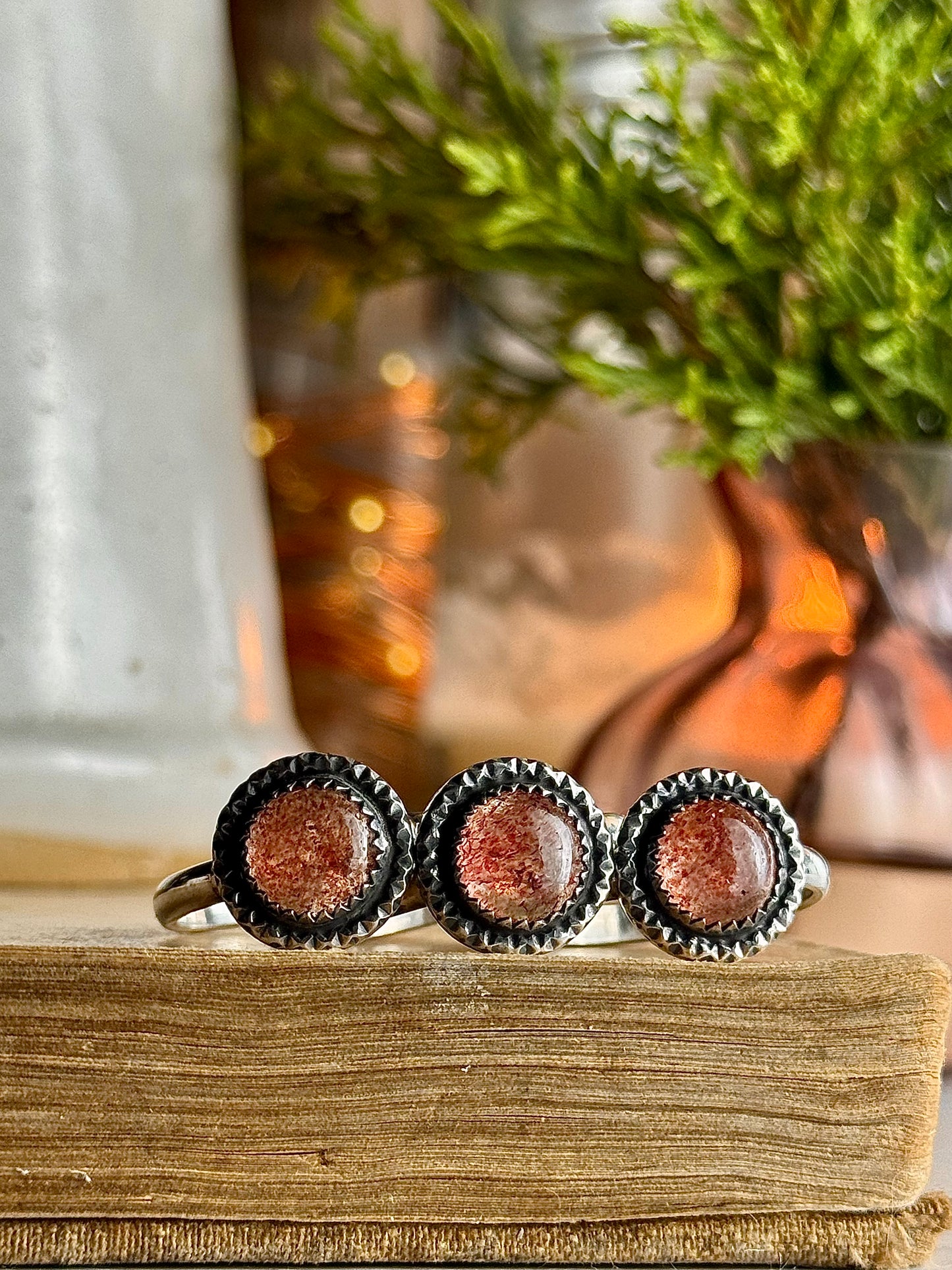 Strawberry Quartz Rings