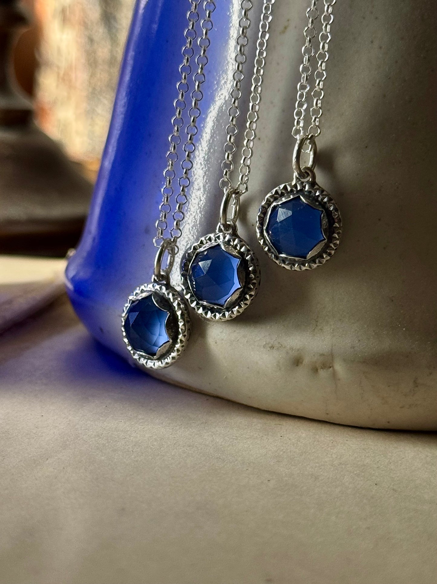 Blue Chalcedony Necklace