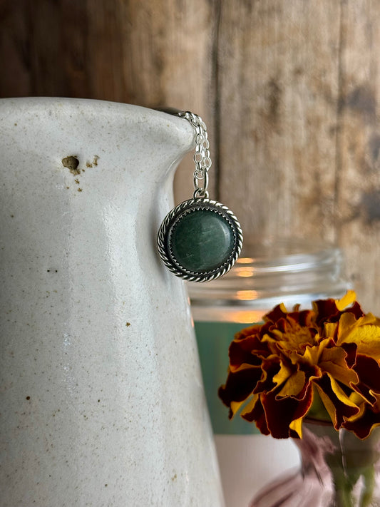 Round Jade Necklace