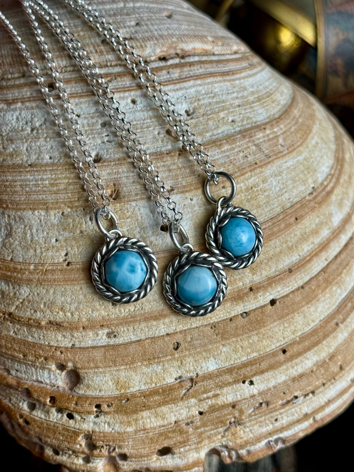 Dainty Larimar Necklace